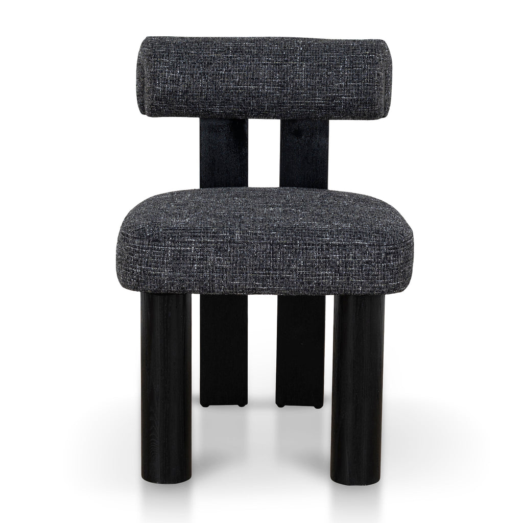 Black Verona Dining Chair - Field Charcoal (Set of 2)