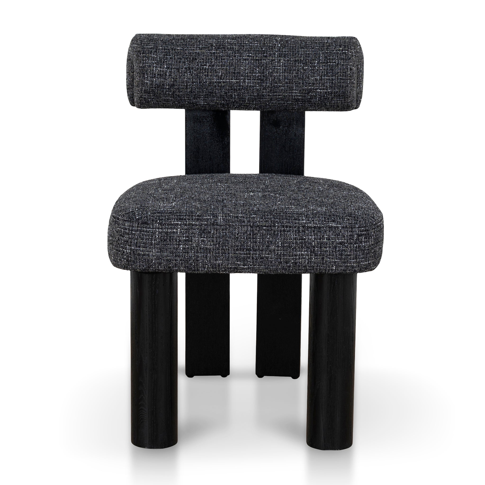 Black Verona Dining Chair - Field Charcoal (Set of 2)