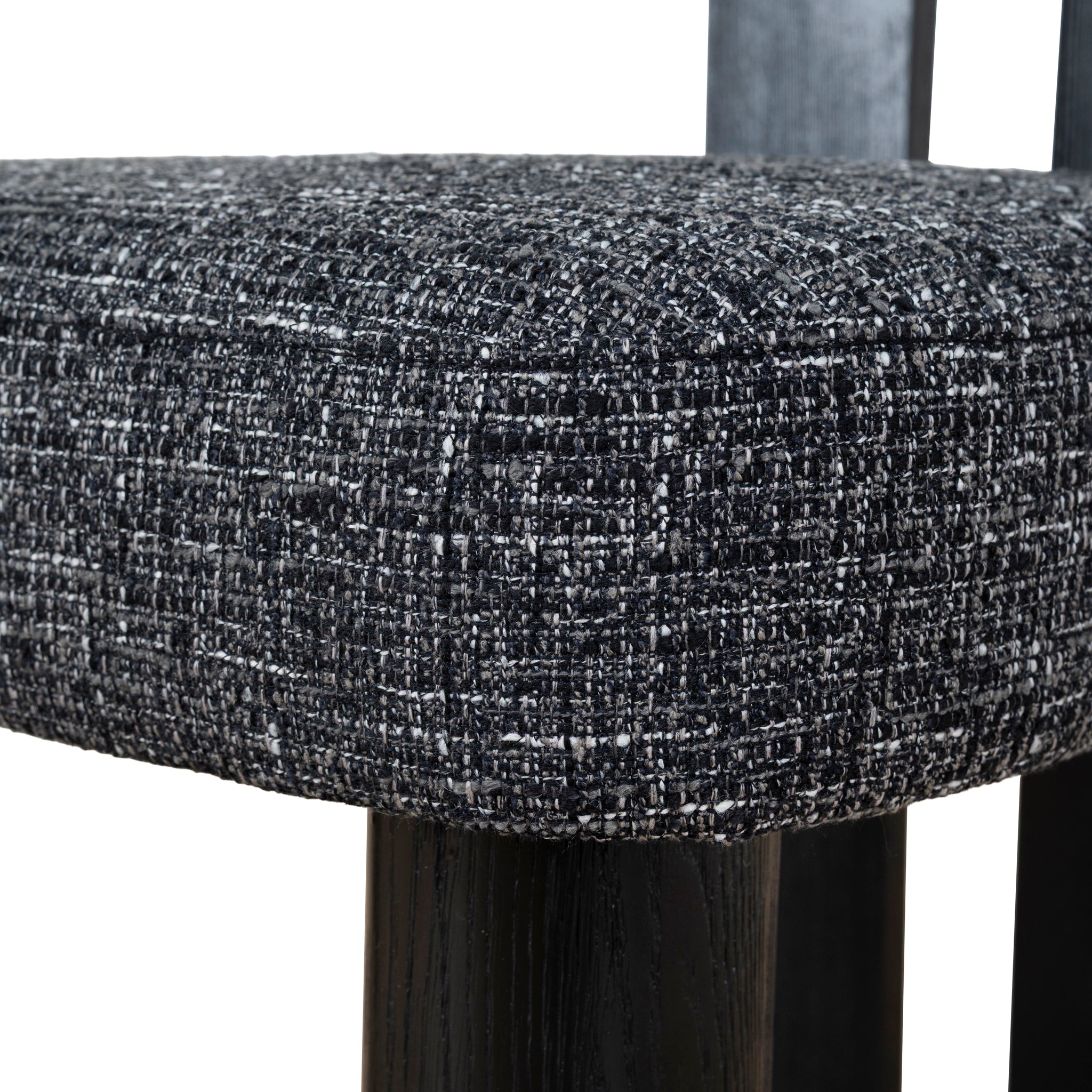 Black Verona Dining Chair - Field Charcoal (Set of 2)