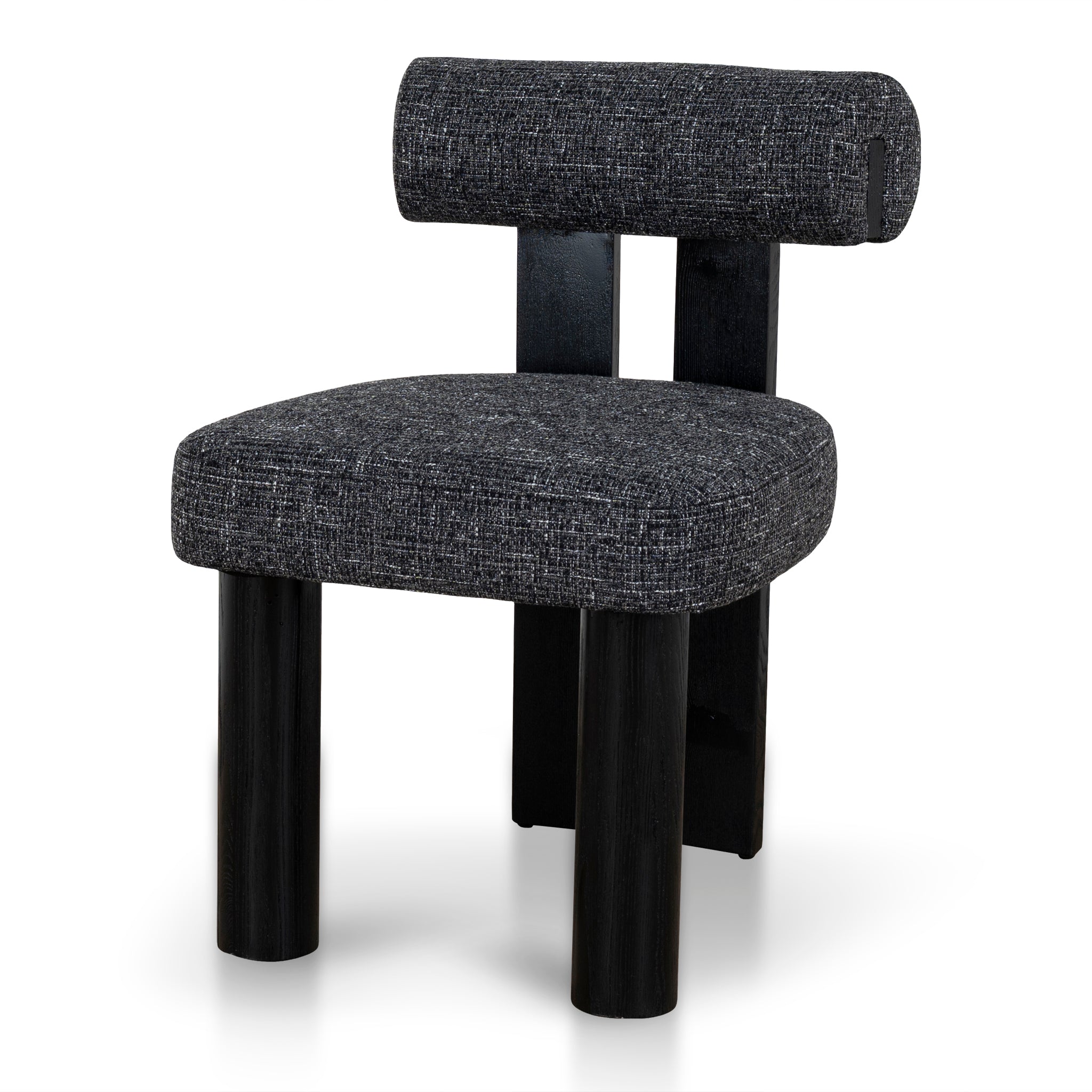 Black Verona Dining Chair - Field Charcoal (Set of 2)