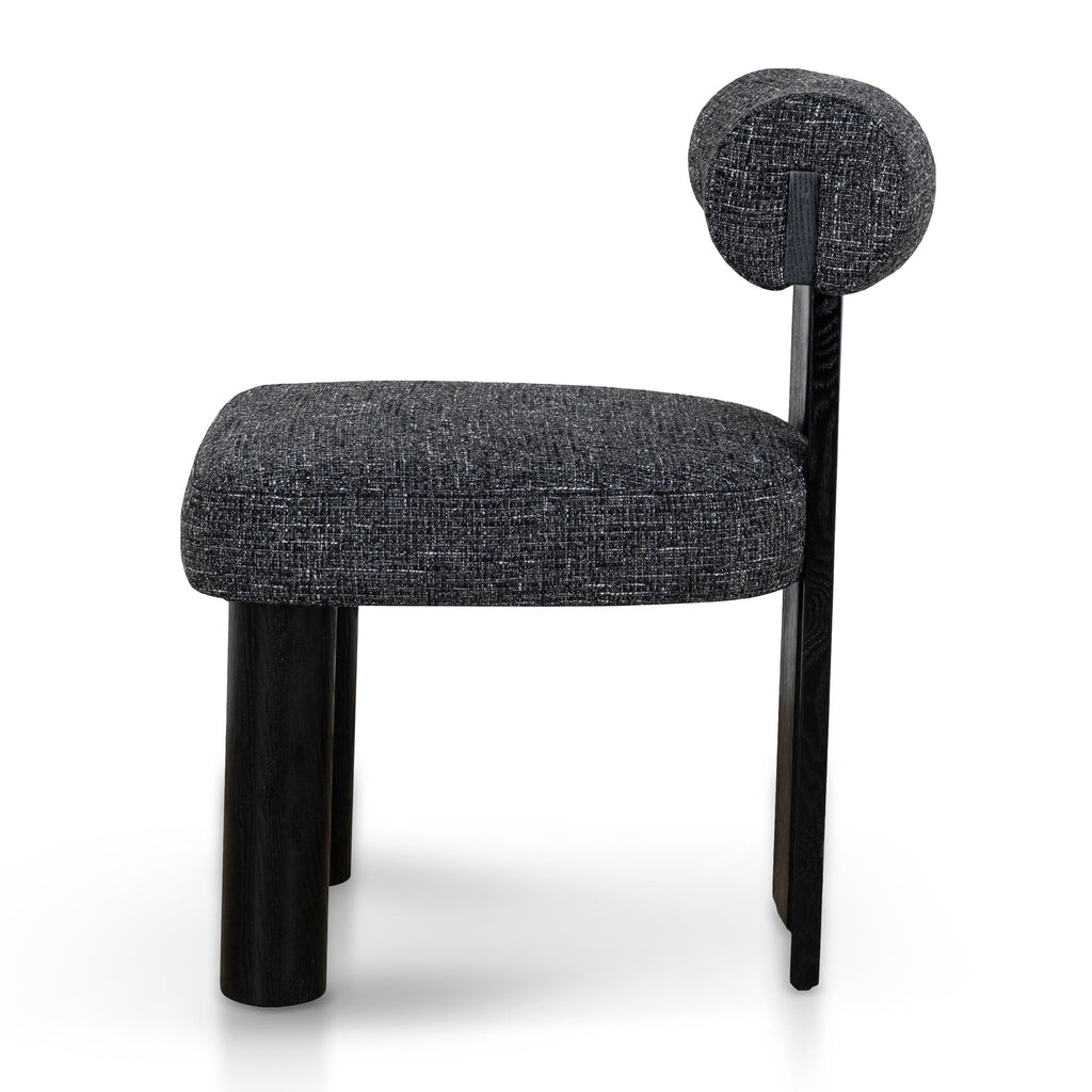 Black Verona Dining Chair - Field Charcoal (Set of 2)