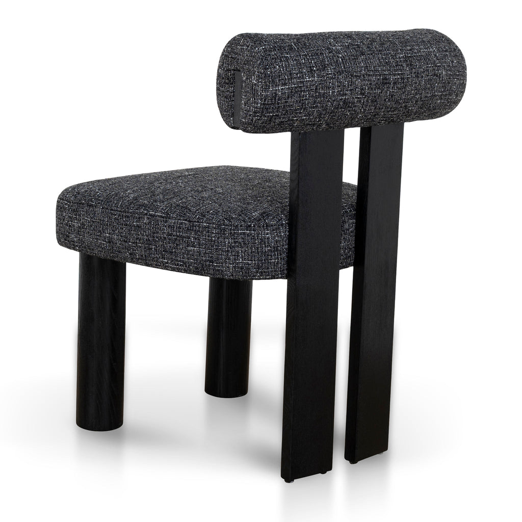 Black Verona Dining Chair - Field Charcoal (Set of 2)