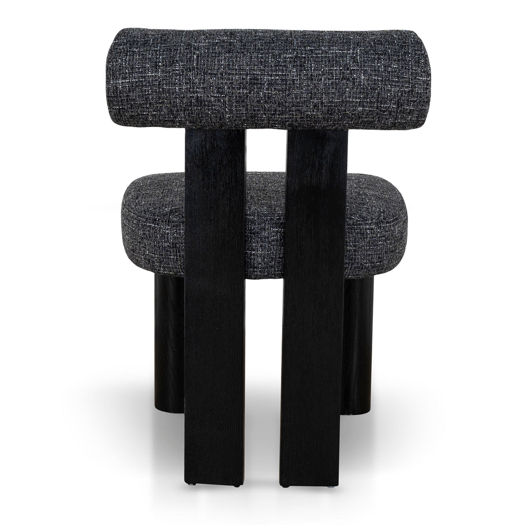 Black Verona Dining Chair - Field Charcoal (Set of 2)