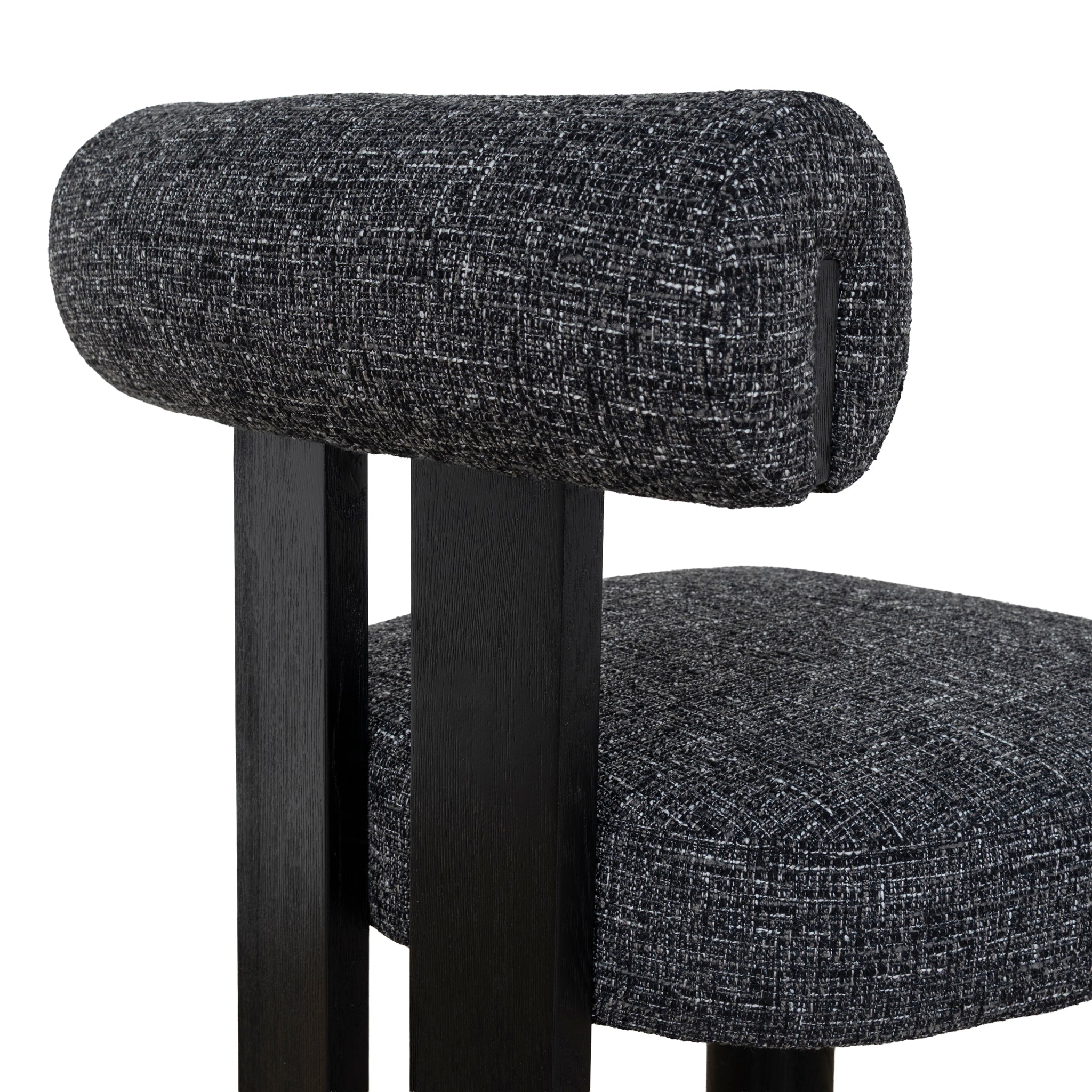 Black Verona Dining Chair - Field Charcoal (Set of 2)