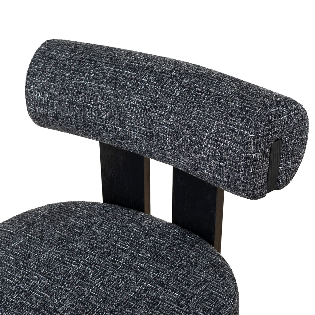 Black Verona Dining Chair - Field Charcoal (Set of 2)