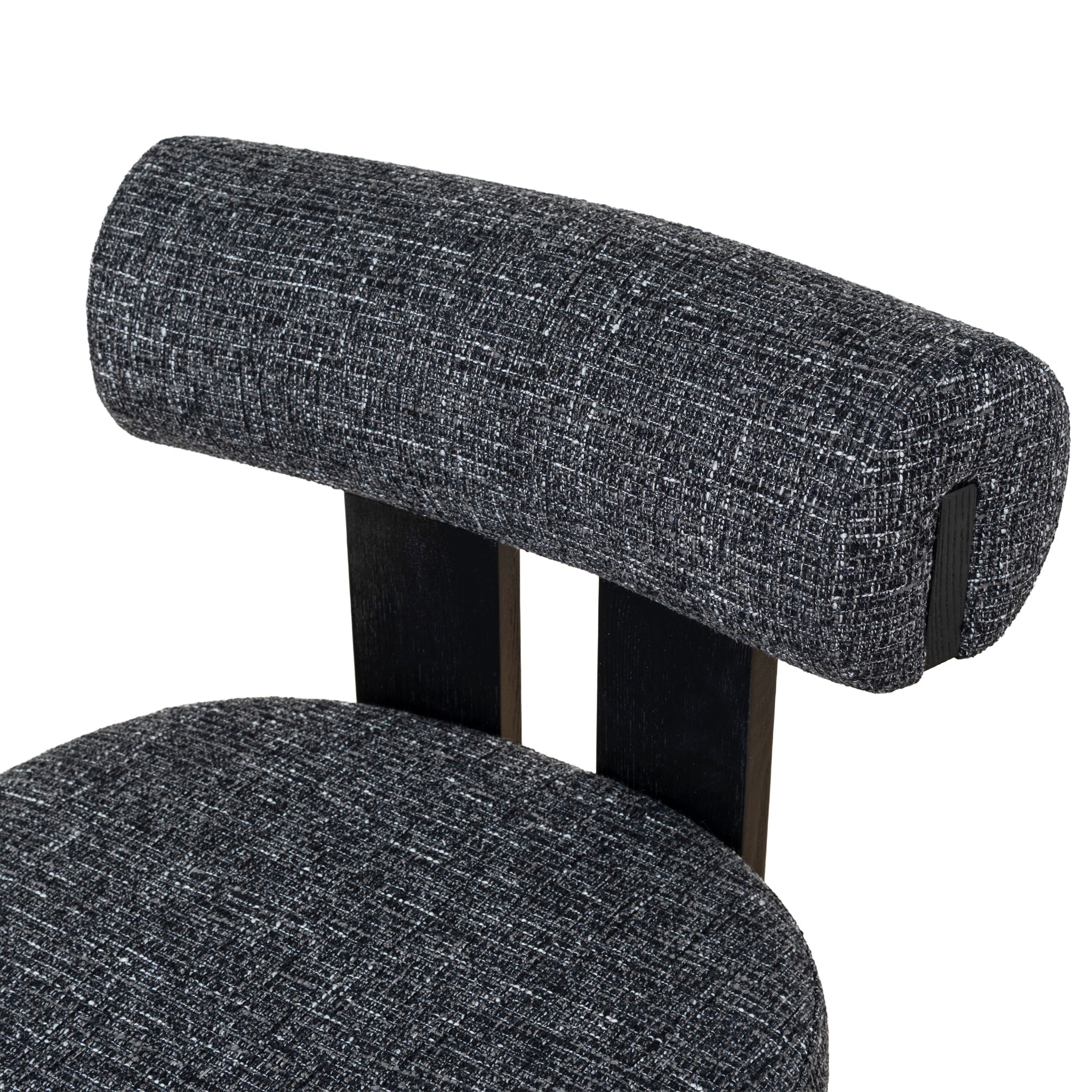 Black Verona Dining Chair - Field Charcoal (Set of 2)