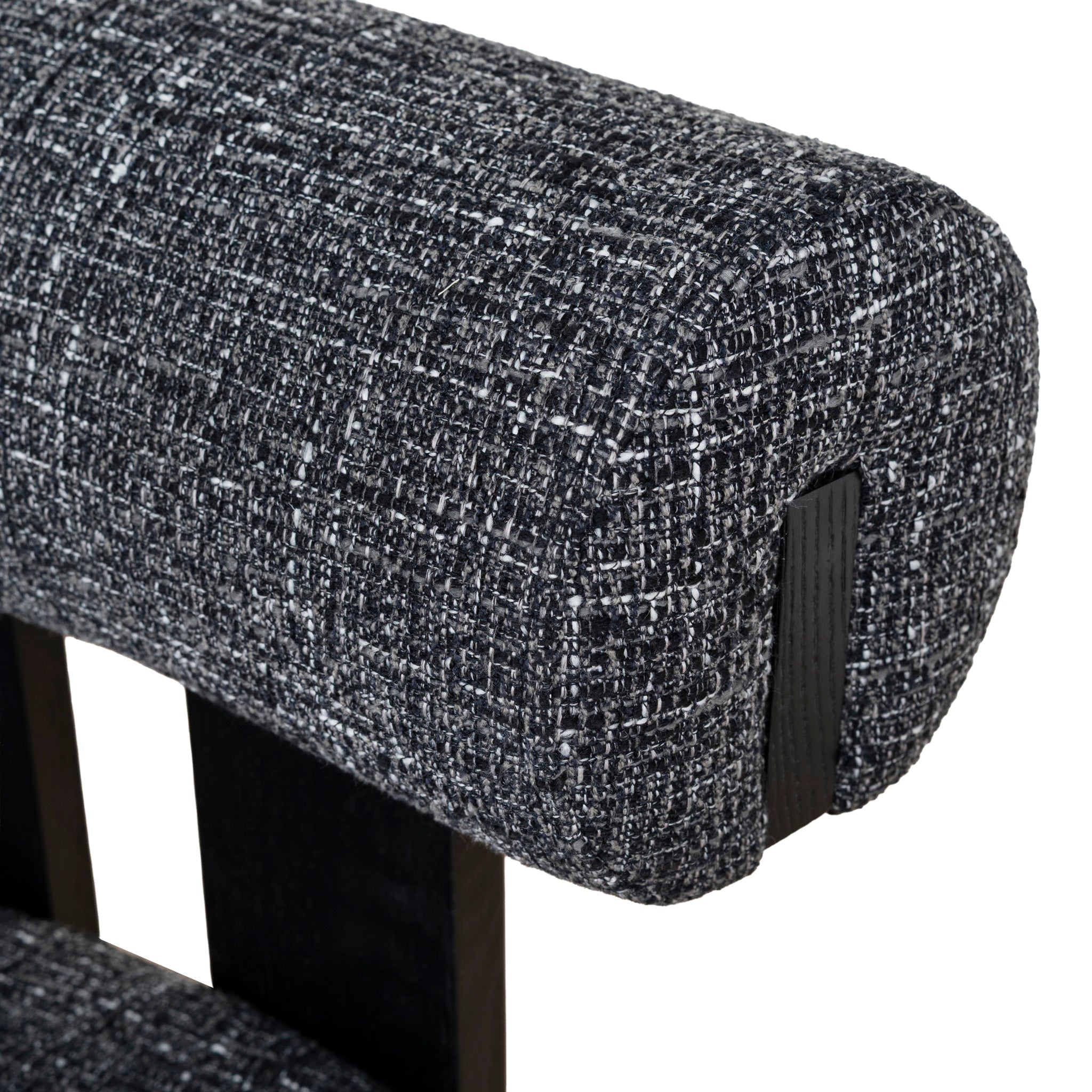 Black Verona Dining Chair - Field Charcoal (Set of 2)