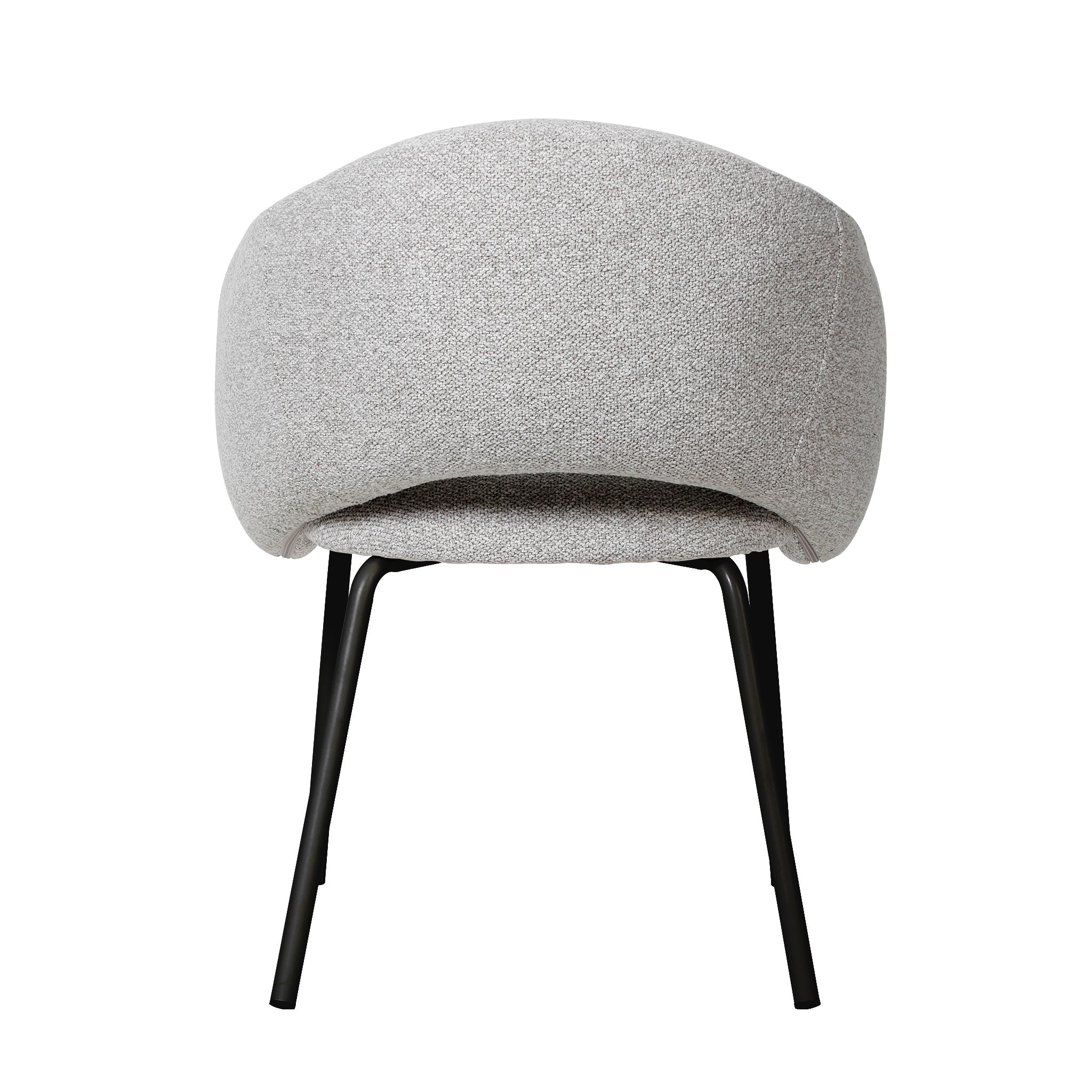 Black Verona Dining Chair - Clay Grey (Set of 2)