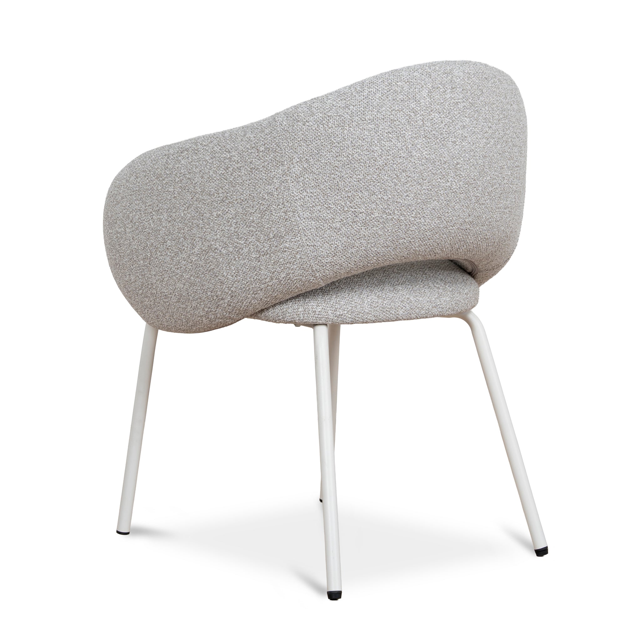 White Verona Dining Chair - Clay Grey (Set of 2)