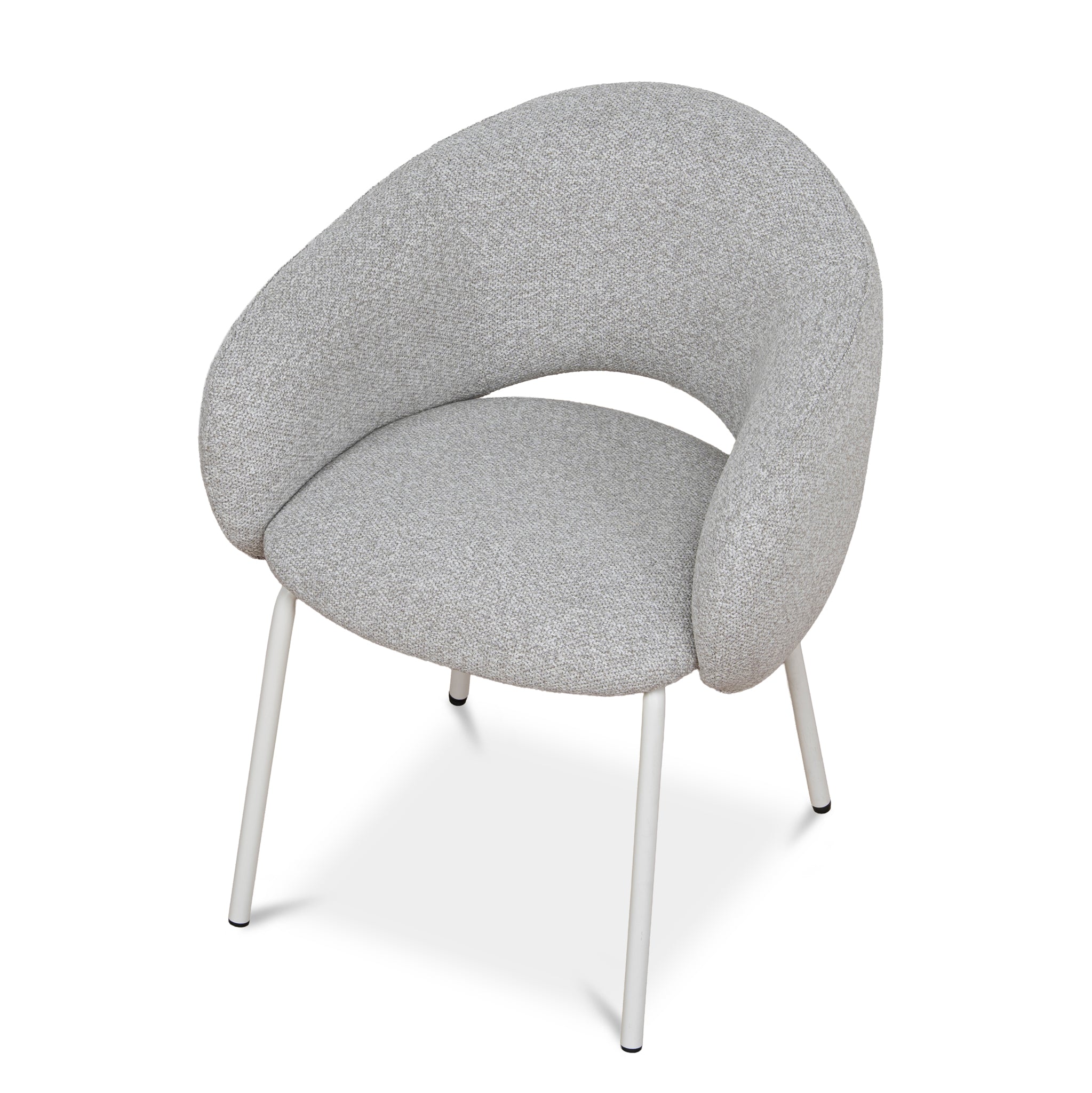 White Verona Dining Chair - Clay Grey (Set of 2)