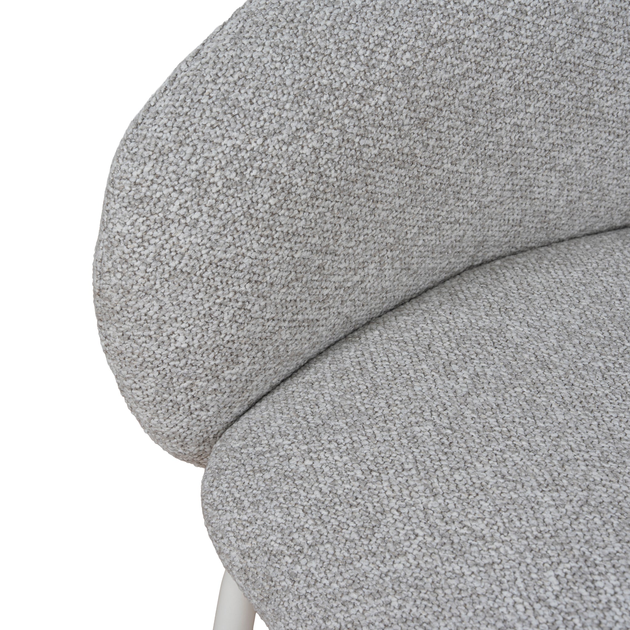 White Verona Dining Chair - Clay Grey (Set of 2)