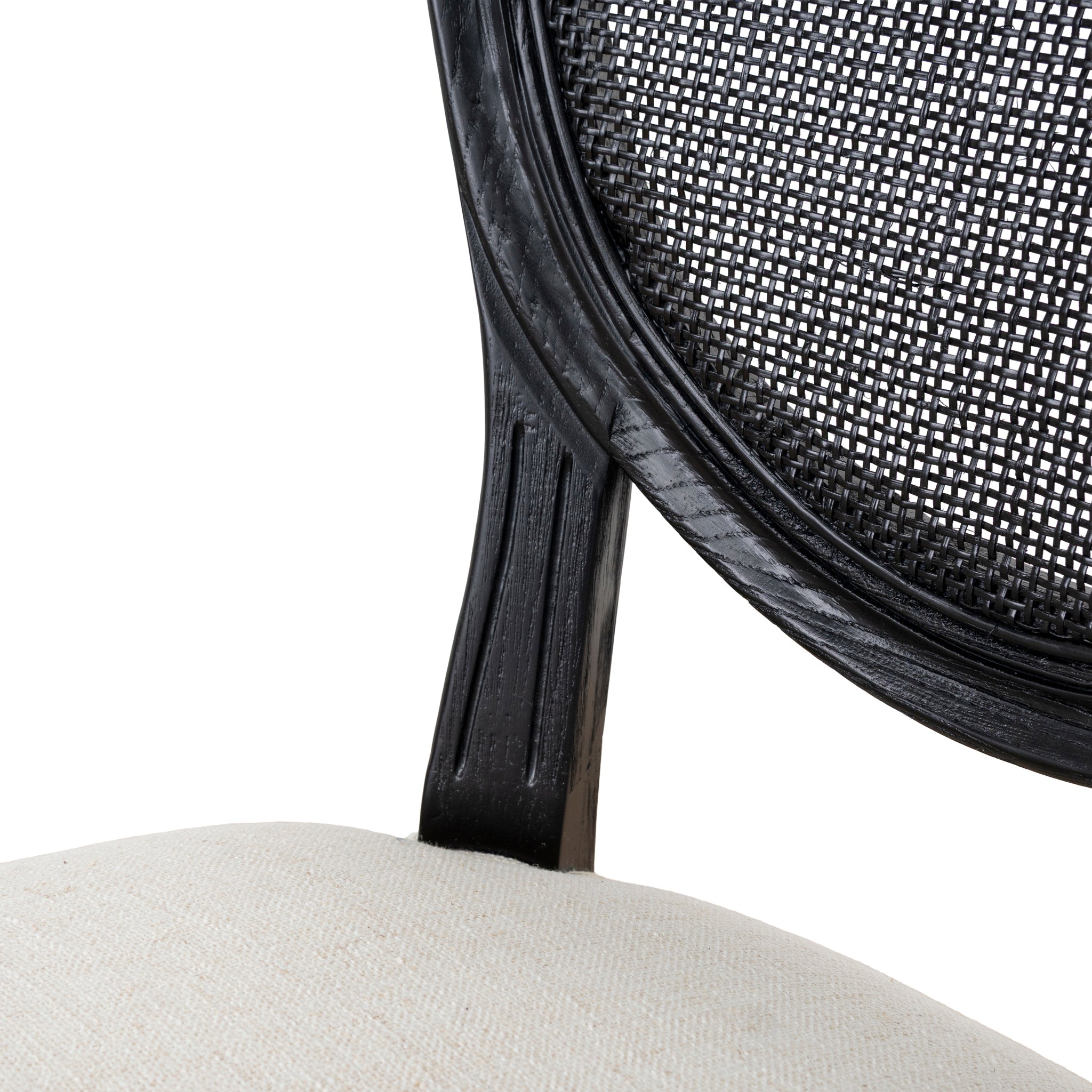 Black ELM Verona Dining Chair - Dawn Beige (Set of 2)