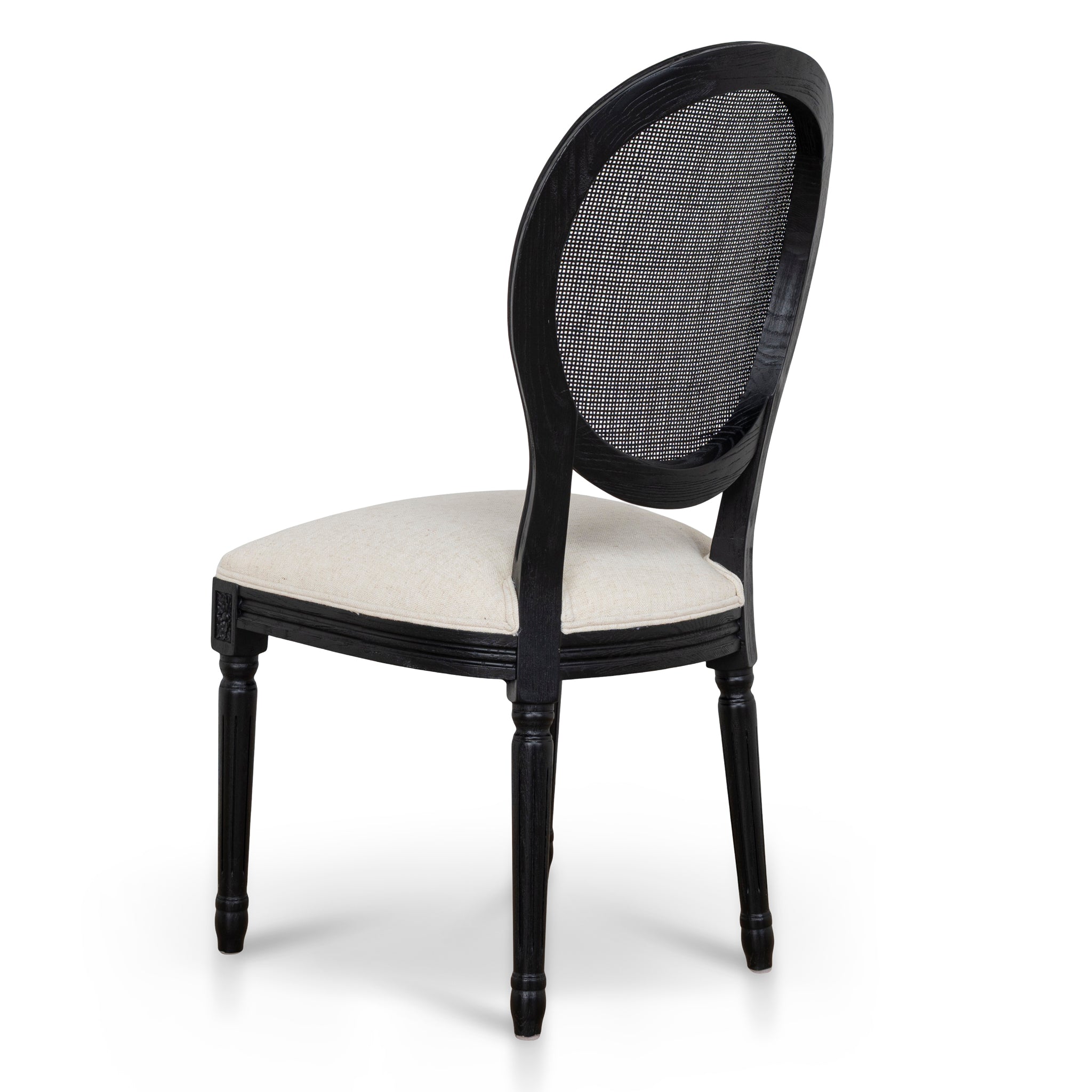 Black ELM Verona Dining Chair - Dawn Beige (Set of 2)