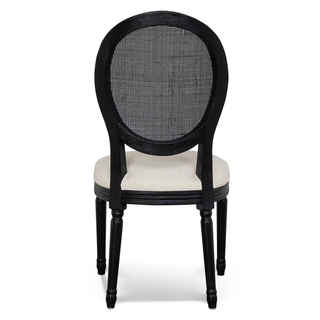 Black ELM Verona Dining Chair - Dawn Beige (Set of 2)