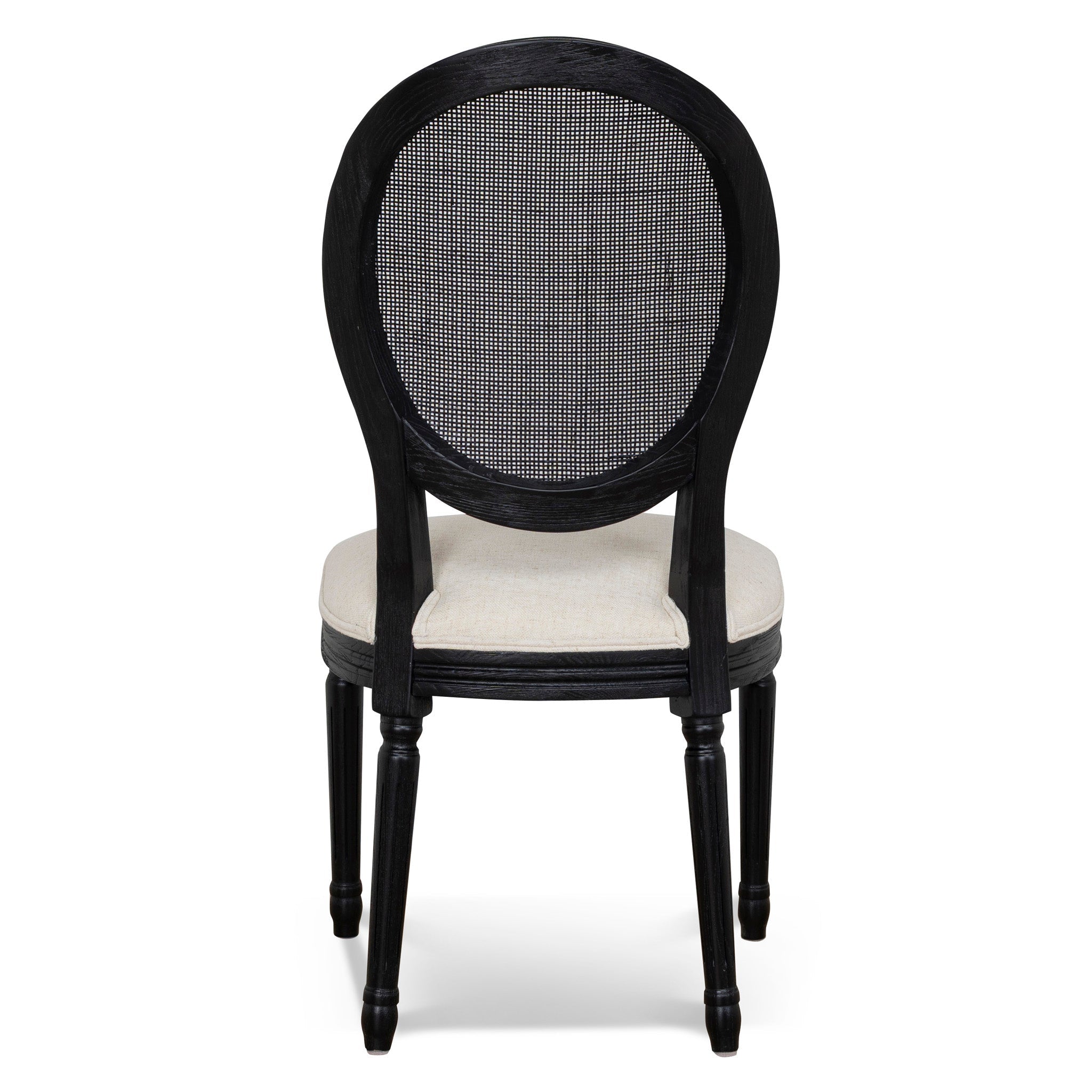Black ELM Verona Dining Chair - Dawn Beige (Set of 2)