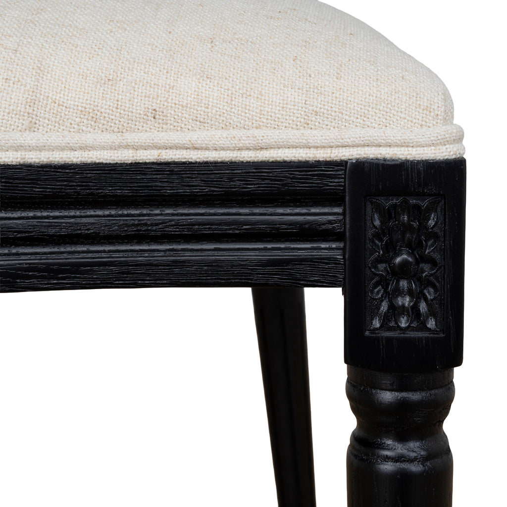 Black ELM Verona Dining Chair - Dawn Beige (Set of 2)