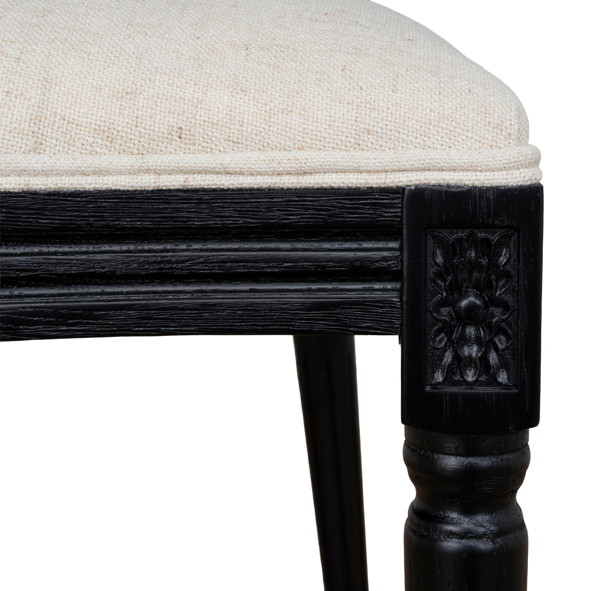 Black ELM Verona Dining Chair - Dawn Beige (Set of 2)