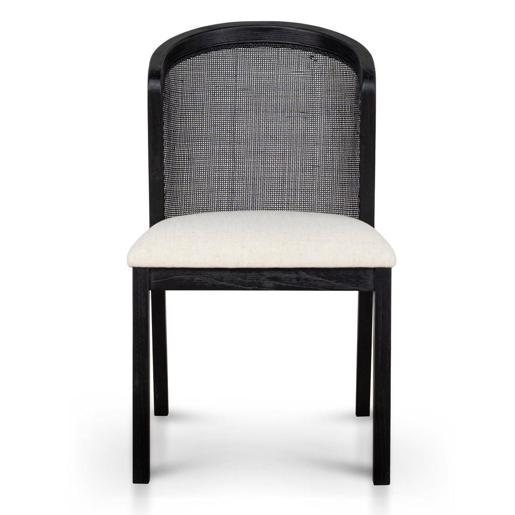Black ELM Verona Dining Chair - Dawn Beige (Set of 2)
