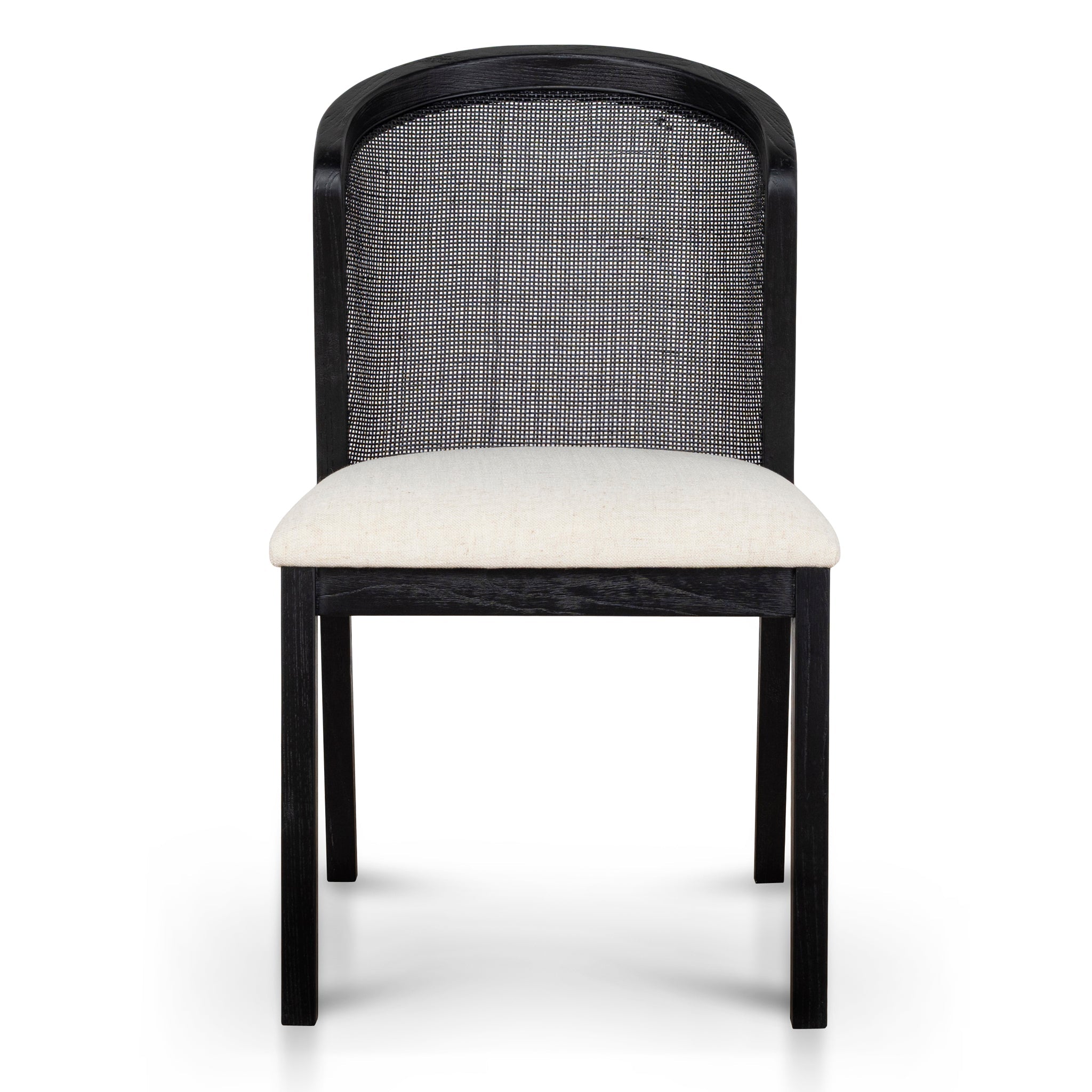 Black ELM Verona Dining Chair - Dawn Beige (Set of 2)