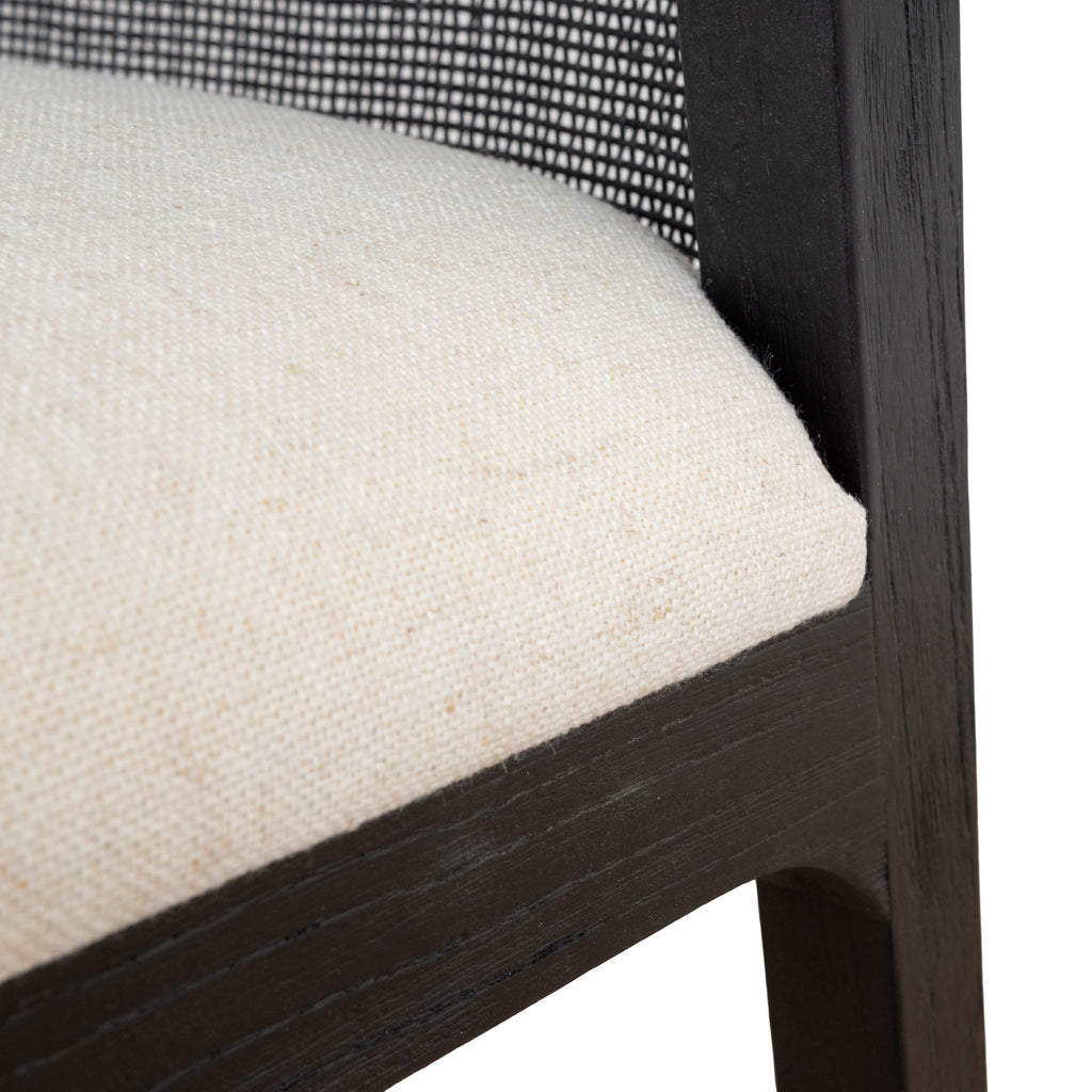 Black ELM Verona Dining Chair - Dawn Beige (Set of 2)