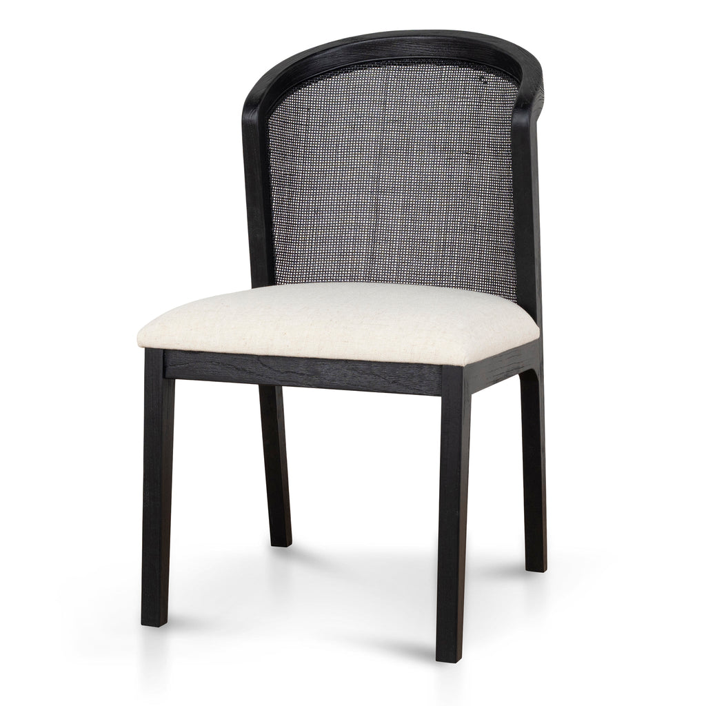 Black ELM Verona Dining Chair - Dawn Beige (Set of 2)