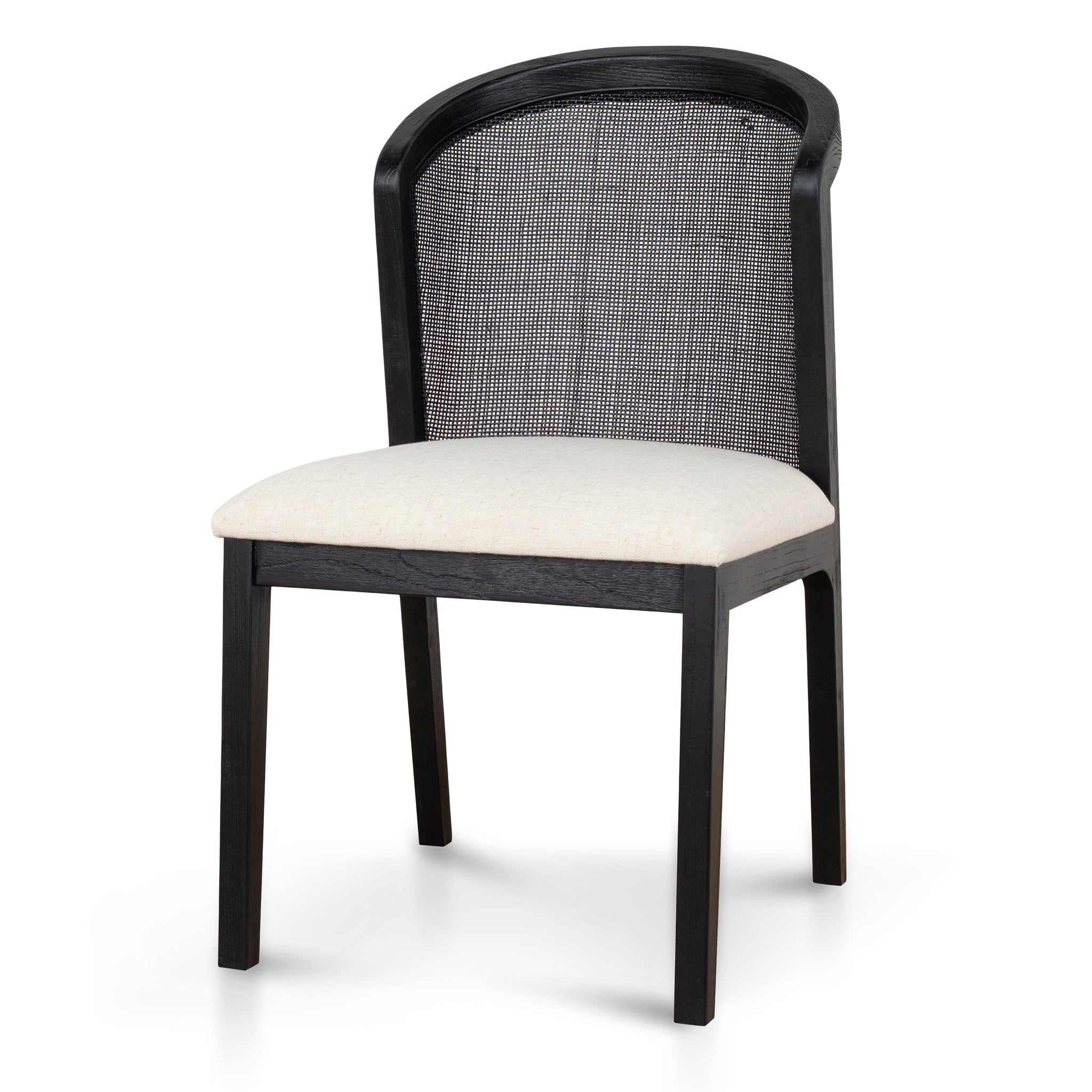 Black ELM Verona Dining Chair - Dawn Beige (Set of 2)