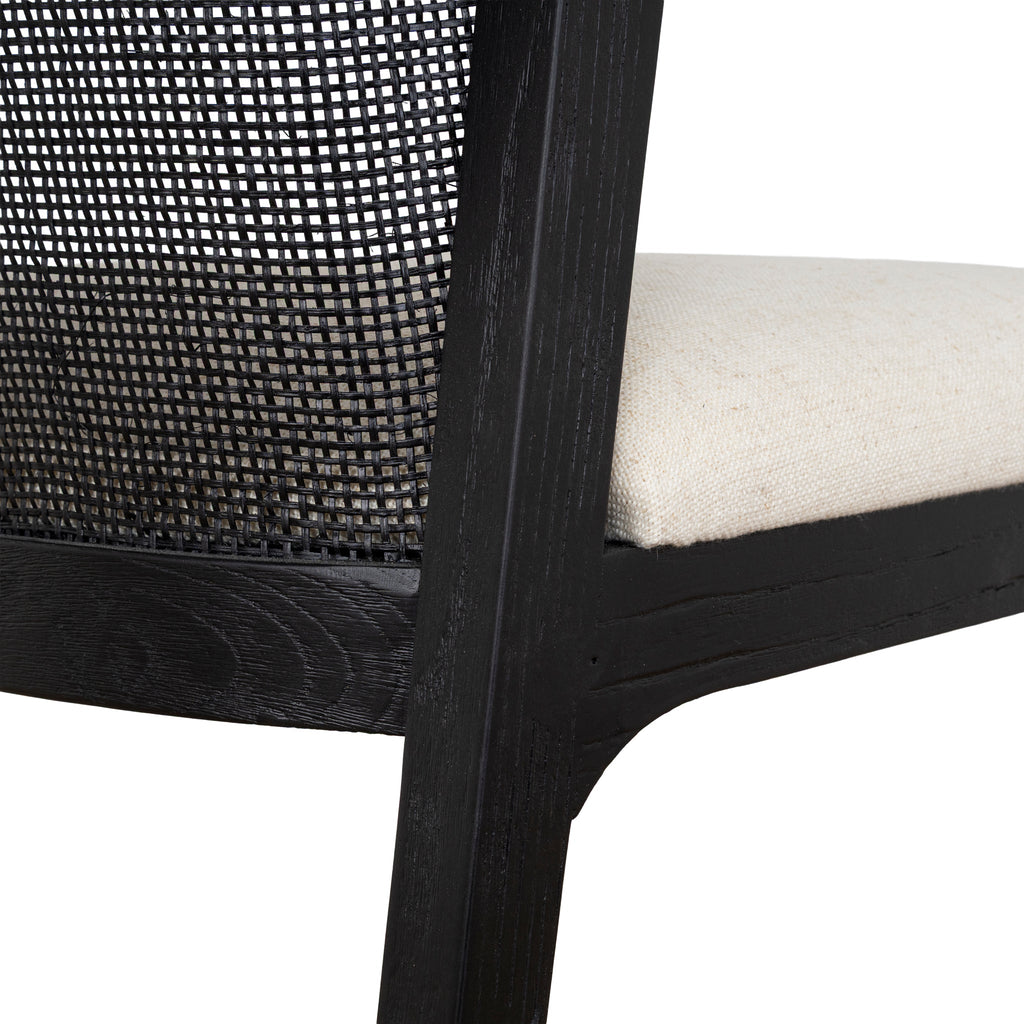 Black ELM Verona Dining Chair - Dawn Beige (Set of 2)