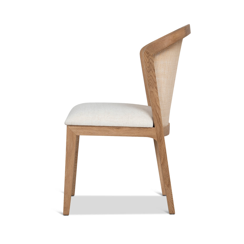 Fabric Verona Dining Chair - Dawn Beige (Set of 2)