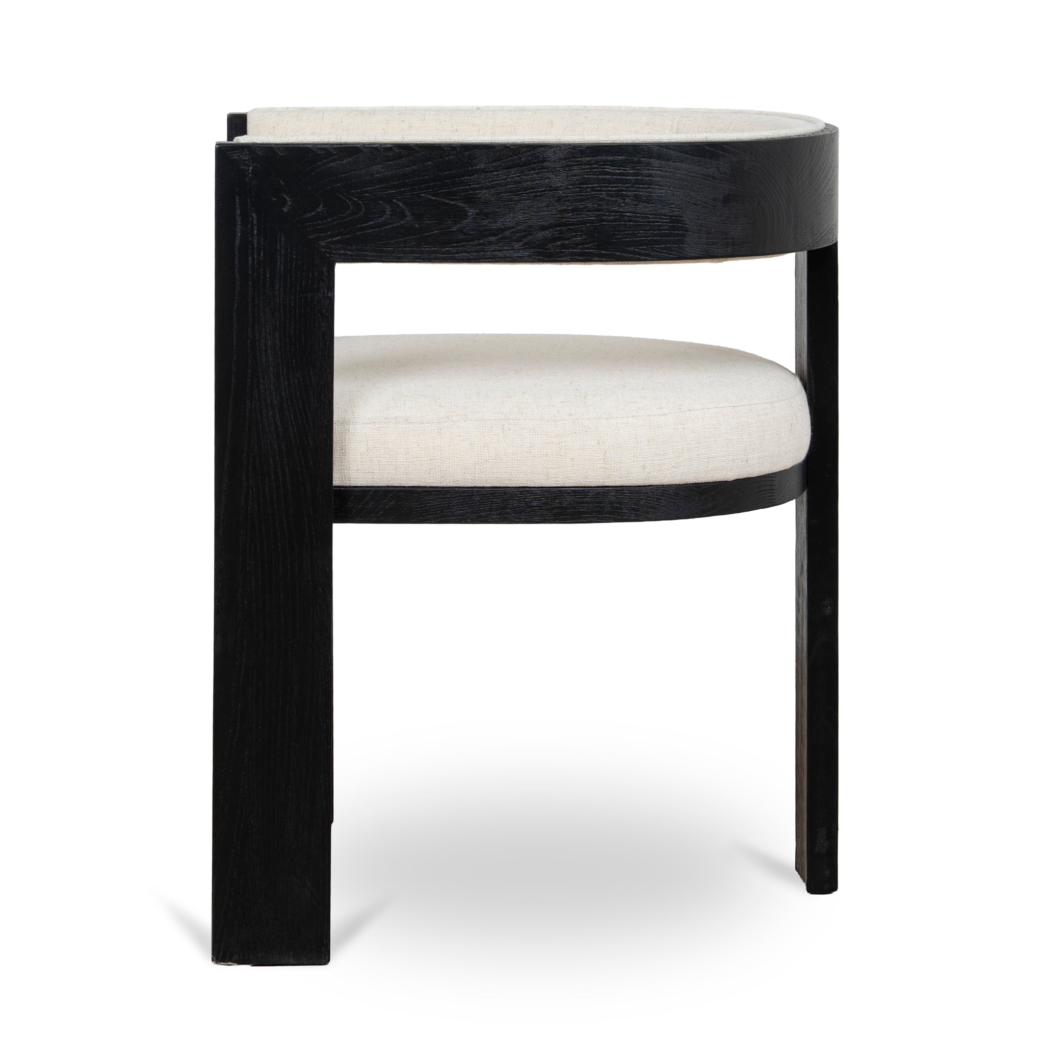 Black ELM Verona Dining Chair - Dawn Beige (Set of 2)