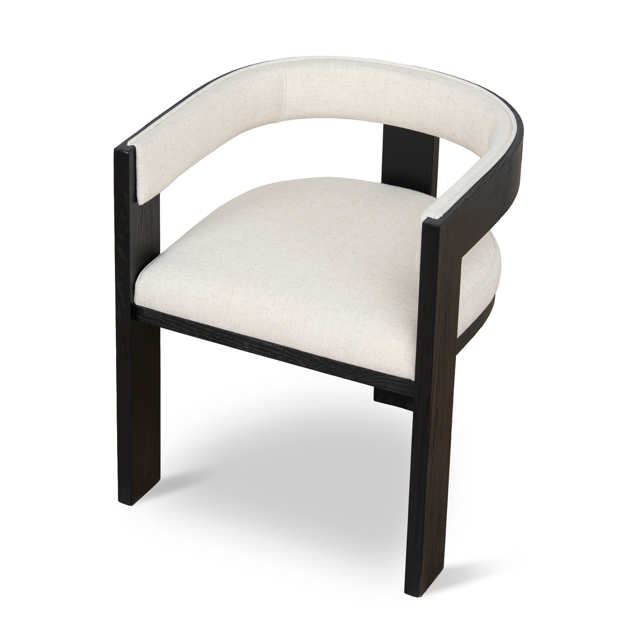 Black ELM Verona Dining Chair - Dawn Beige (Set of 2)