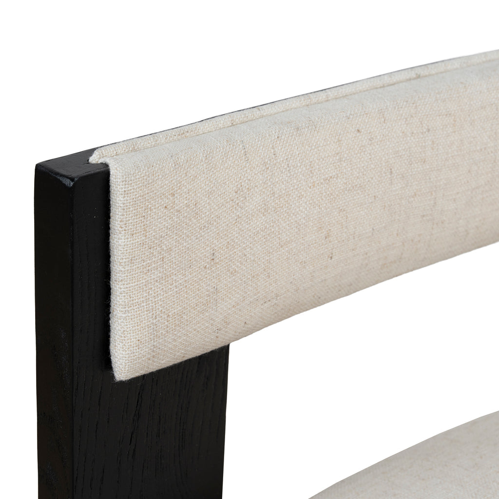 Black ELM Verona Dining Chair - Dawn Beige (Set of 2)