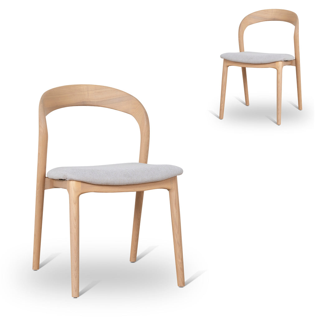 Natural Verona Dining Chair - Naxos Beige (Set of 2)