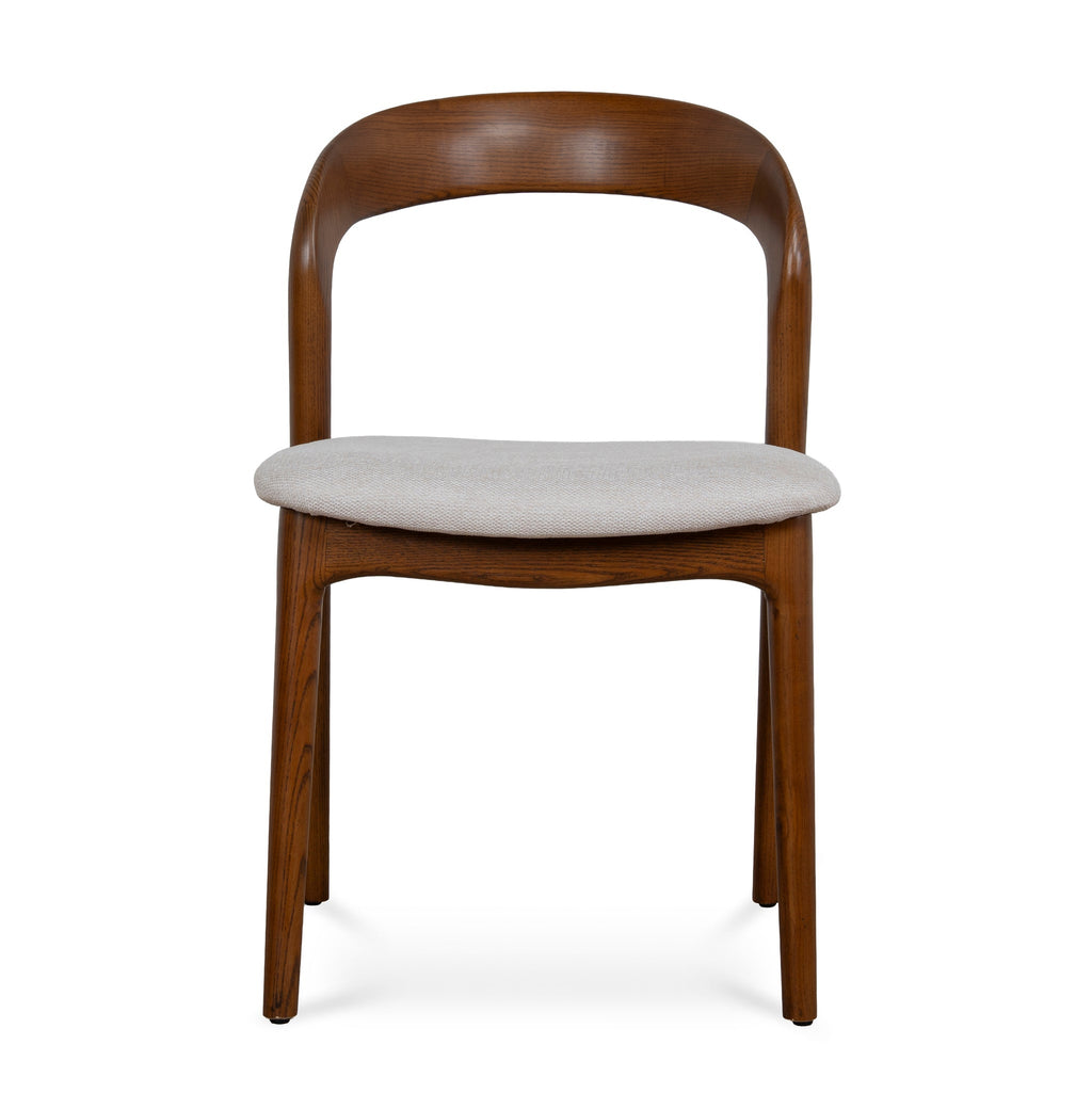 Walnut Verona Dining Chair - Naxos Beige (Set of 2)