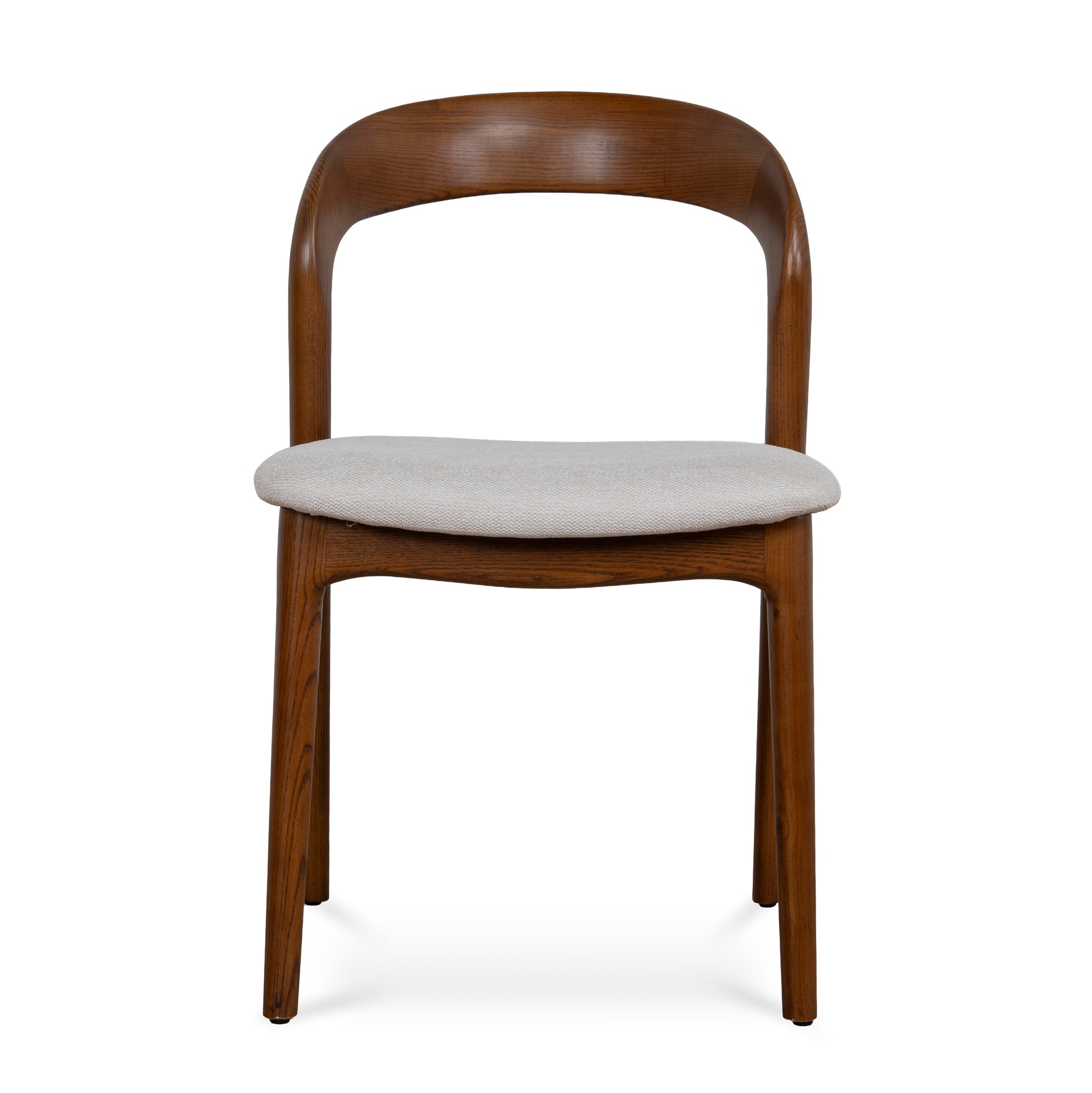 Walnut Verona Dining Chair - Naxos Beige (Set of 2)