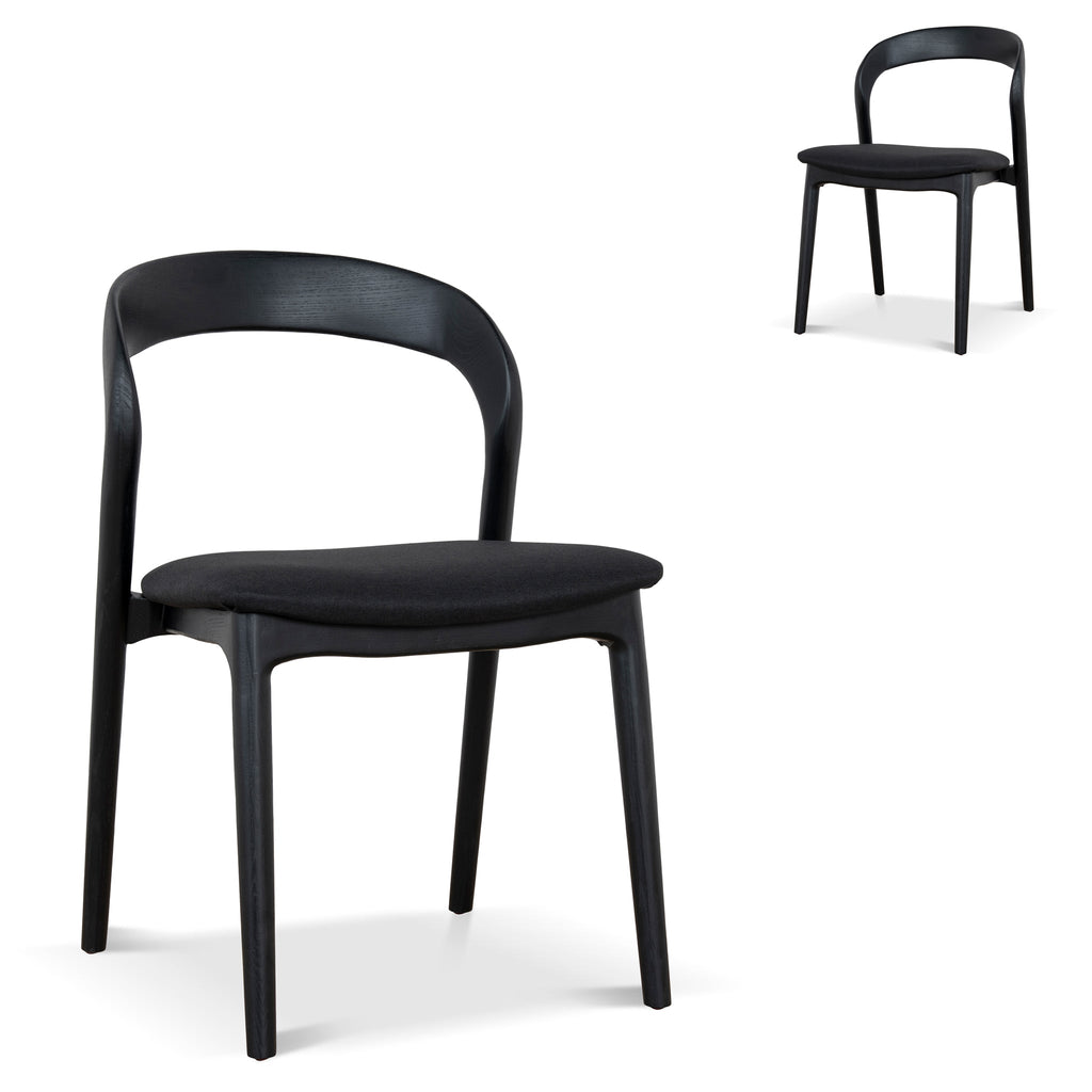 Verona Dining Chair - Full Black (Set of 2)