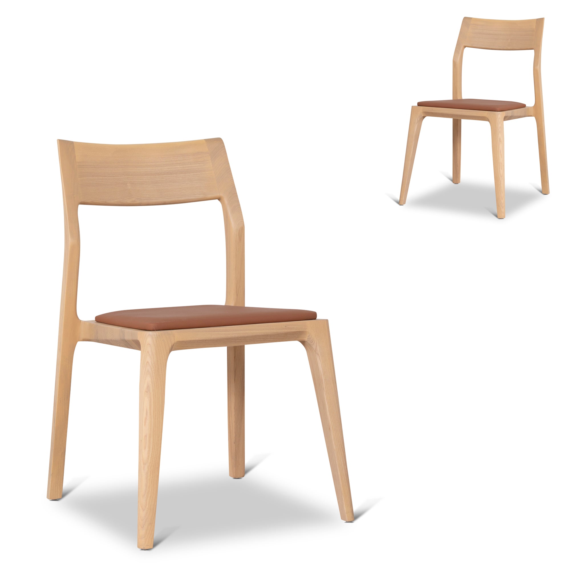 Natural Verona Dining Chair - Naxos Tan (Set of 2)