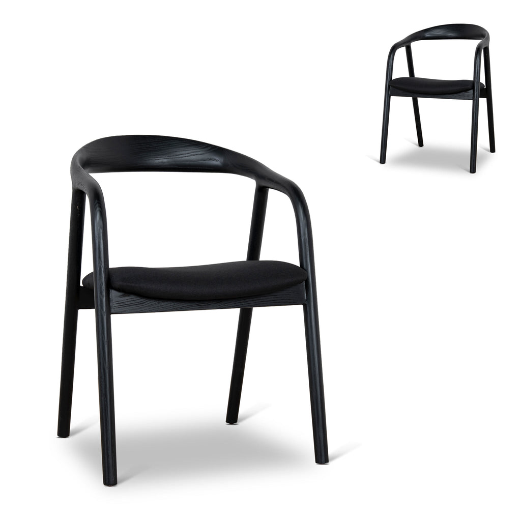 Verona Dining Chair - Full Black (Set of 2)