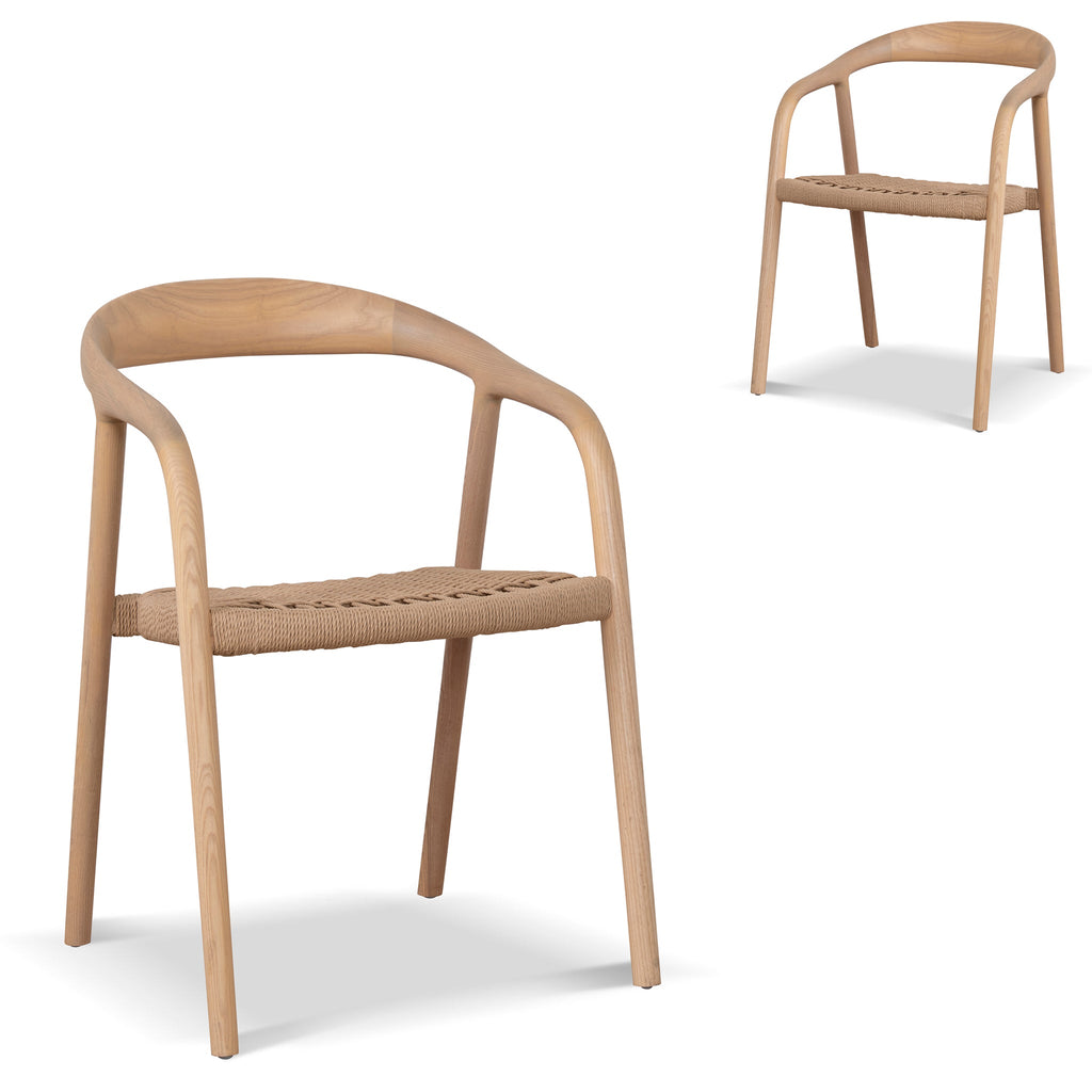 Rattan Verona Dining Chair - Natural (Set of 2)