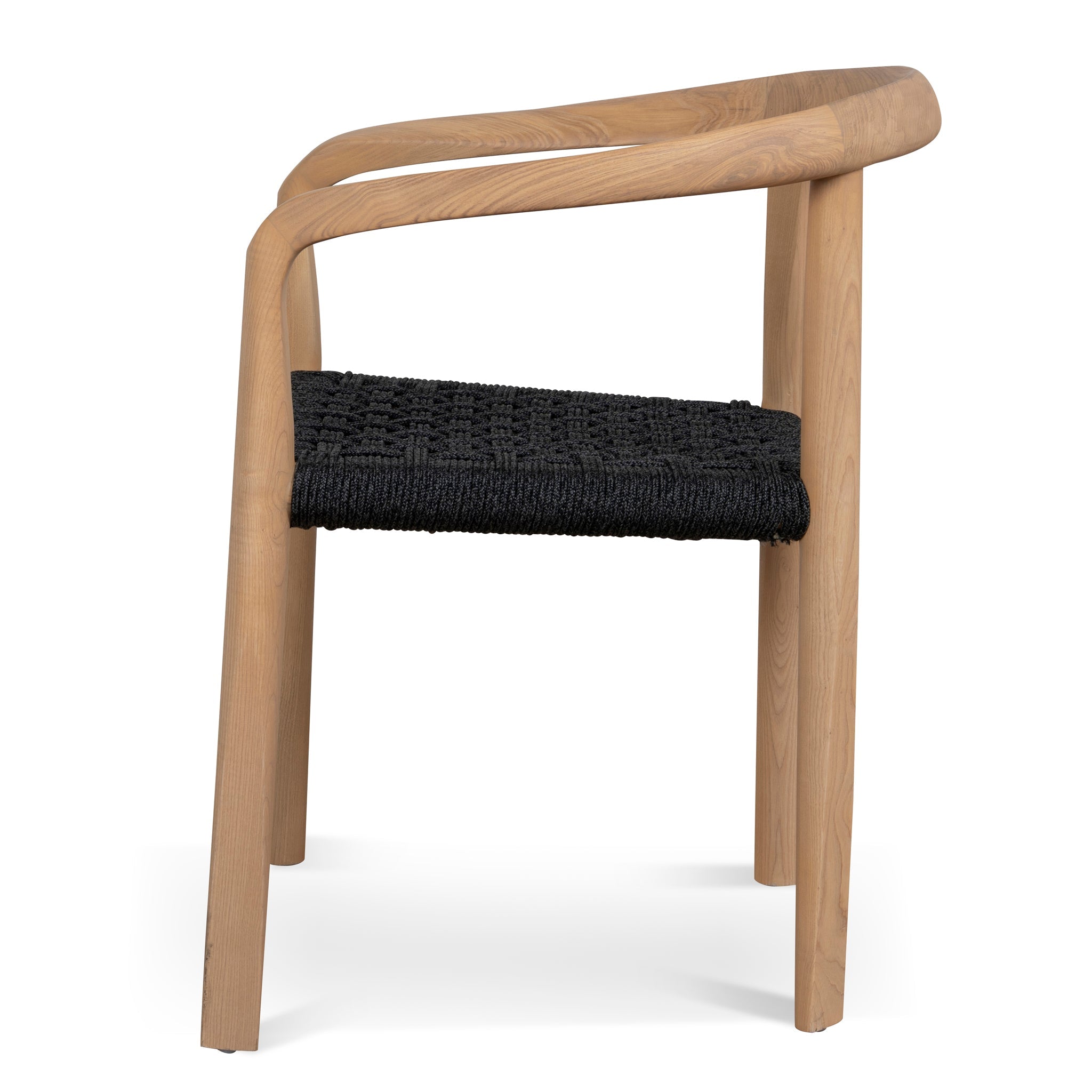 Natural Verona Dining Chair - Naxos Charcoal Rope (Set of 2)