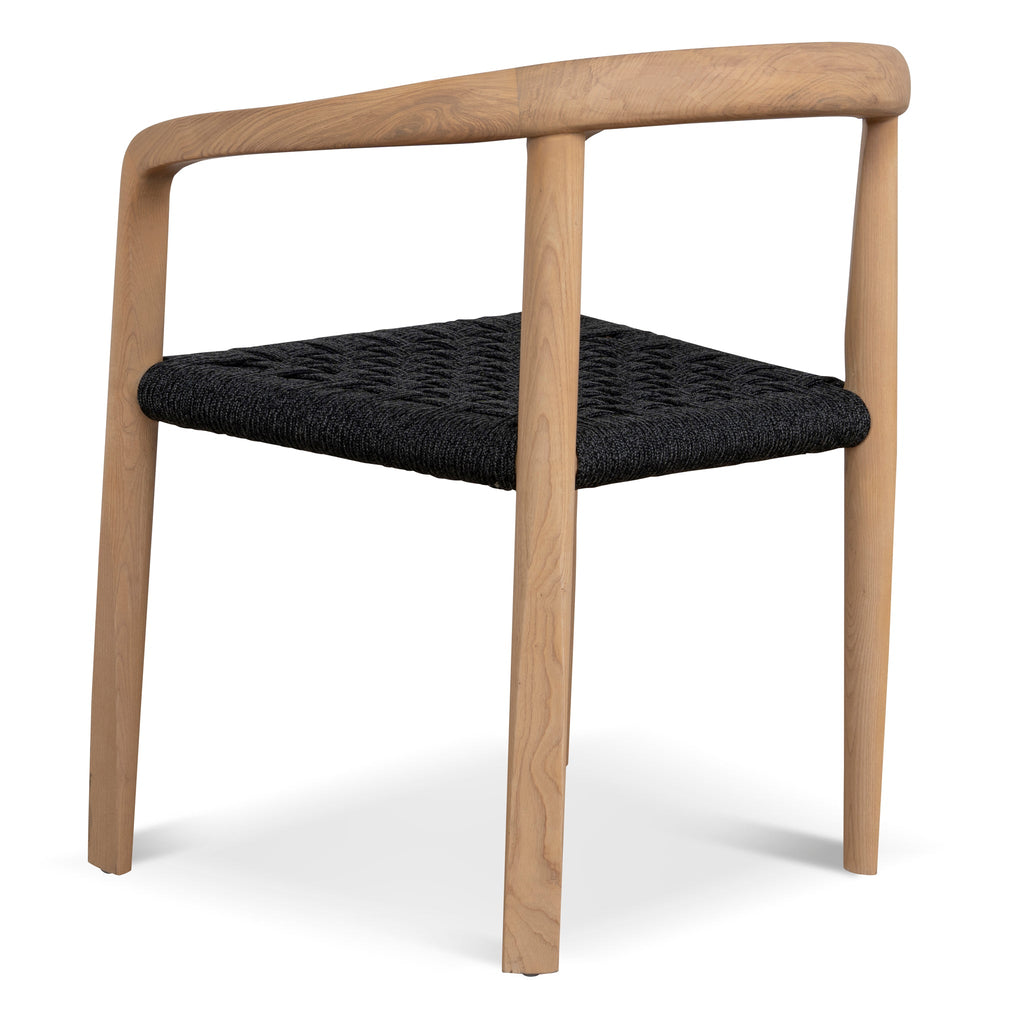 Natural Verona Dining Chair - Naxos Charcoal Rope (Set of 2)