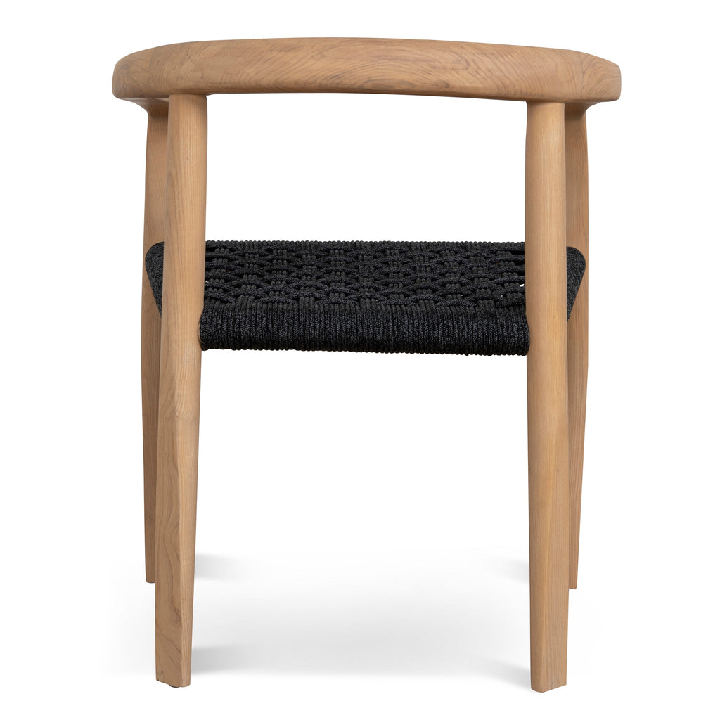 Natural Verona Dining Chair - Naxos Charcoal Rope (Set of 2)