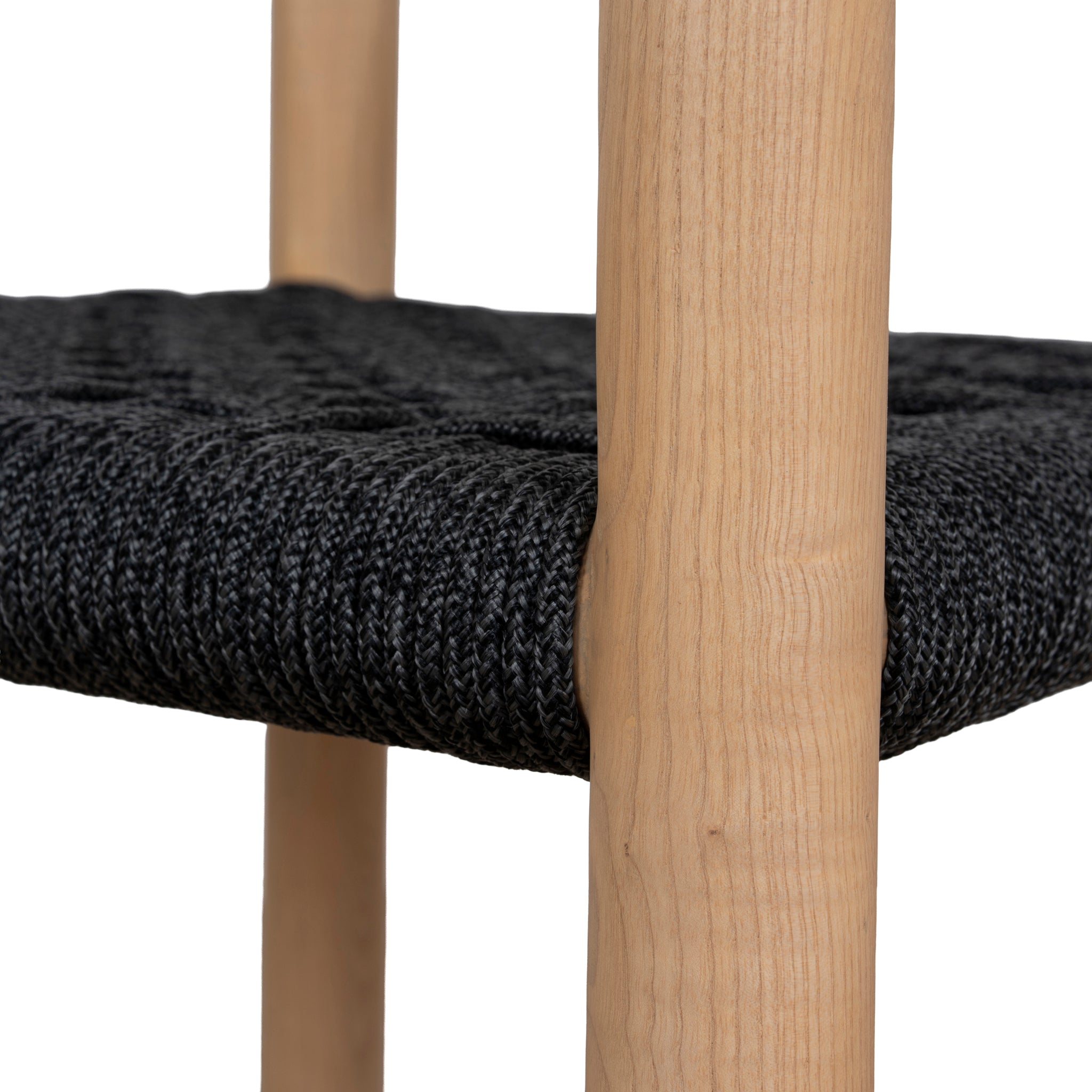 Natural Verona Dining Chair - Naxos Charcoal Rope (Set of 2)