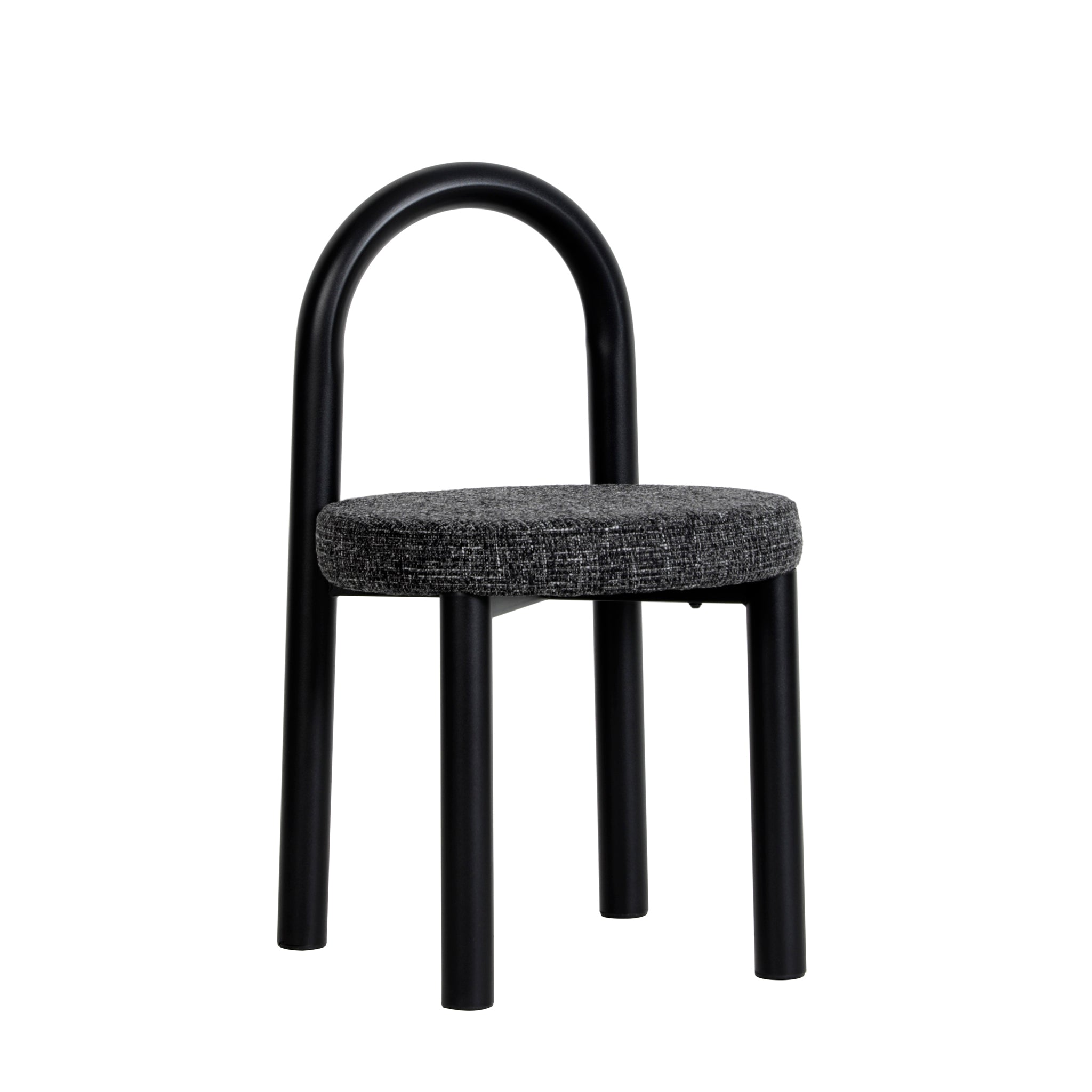 Black Verona Dining Chair - Field Charcoal (Set of 2)