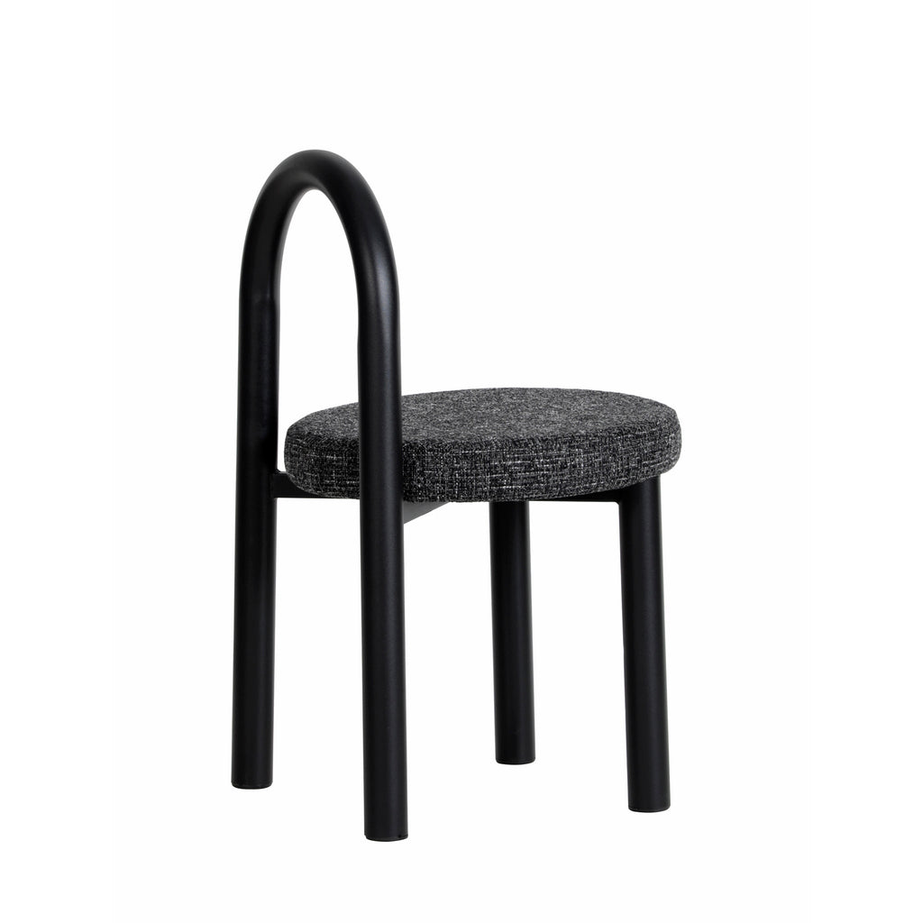 Black Verona Dining Chair - Field Charcoal (Set of 2)