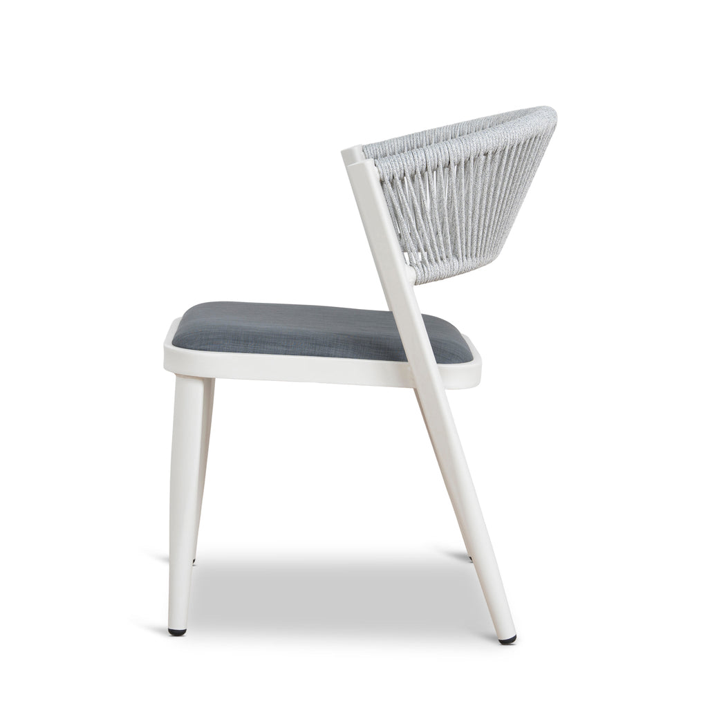 Sand White Outdoor Verona Dining Chair - Grey (Set of 2)