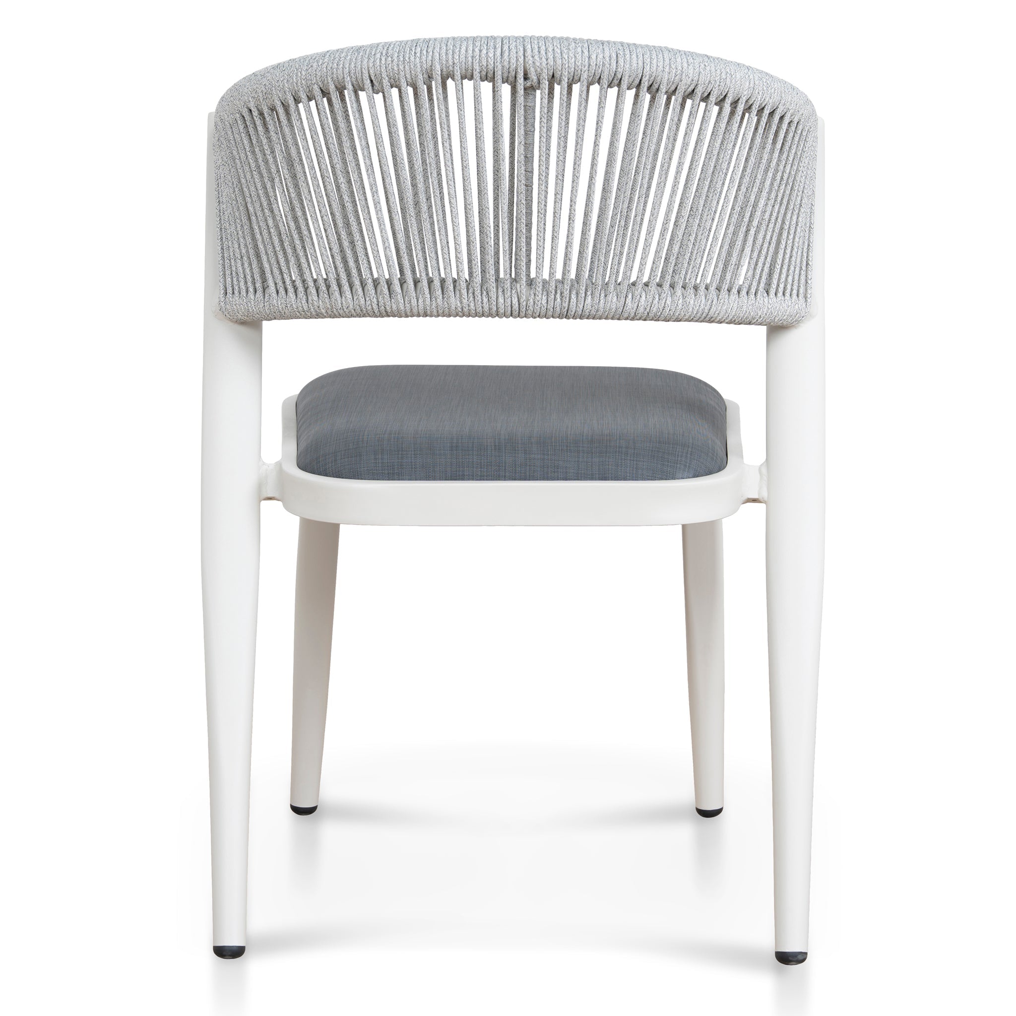 Sand White Outdoor Verona Dining Chair - Grey (Set of 2)