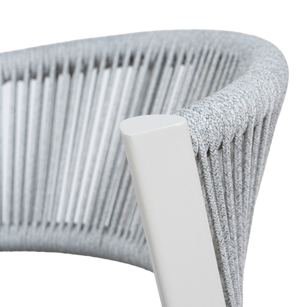 Sand White Outdoor Verona Dining Chair - Grey (Set of 2)