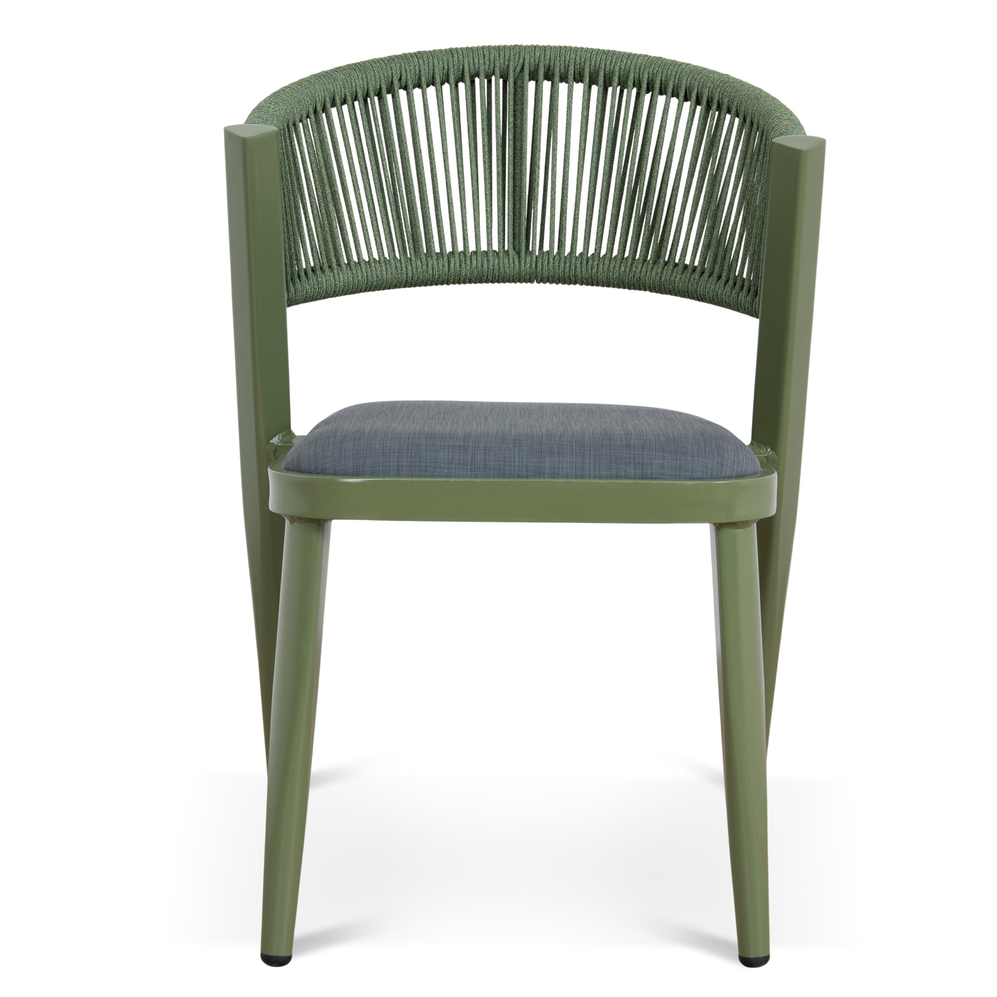 Army Green Outdoor Verona Dining Chair - Grey (Set of 2)
