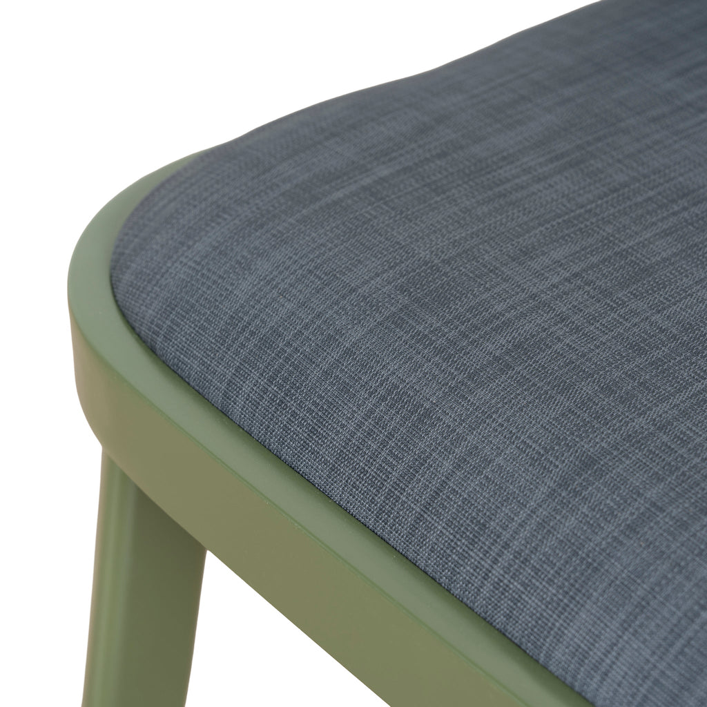 Army Green Outdoor Verona Dining Chair - Grey (Set of 2)