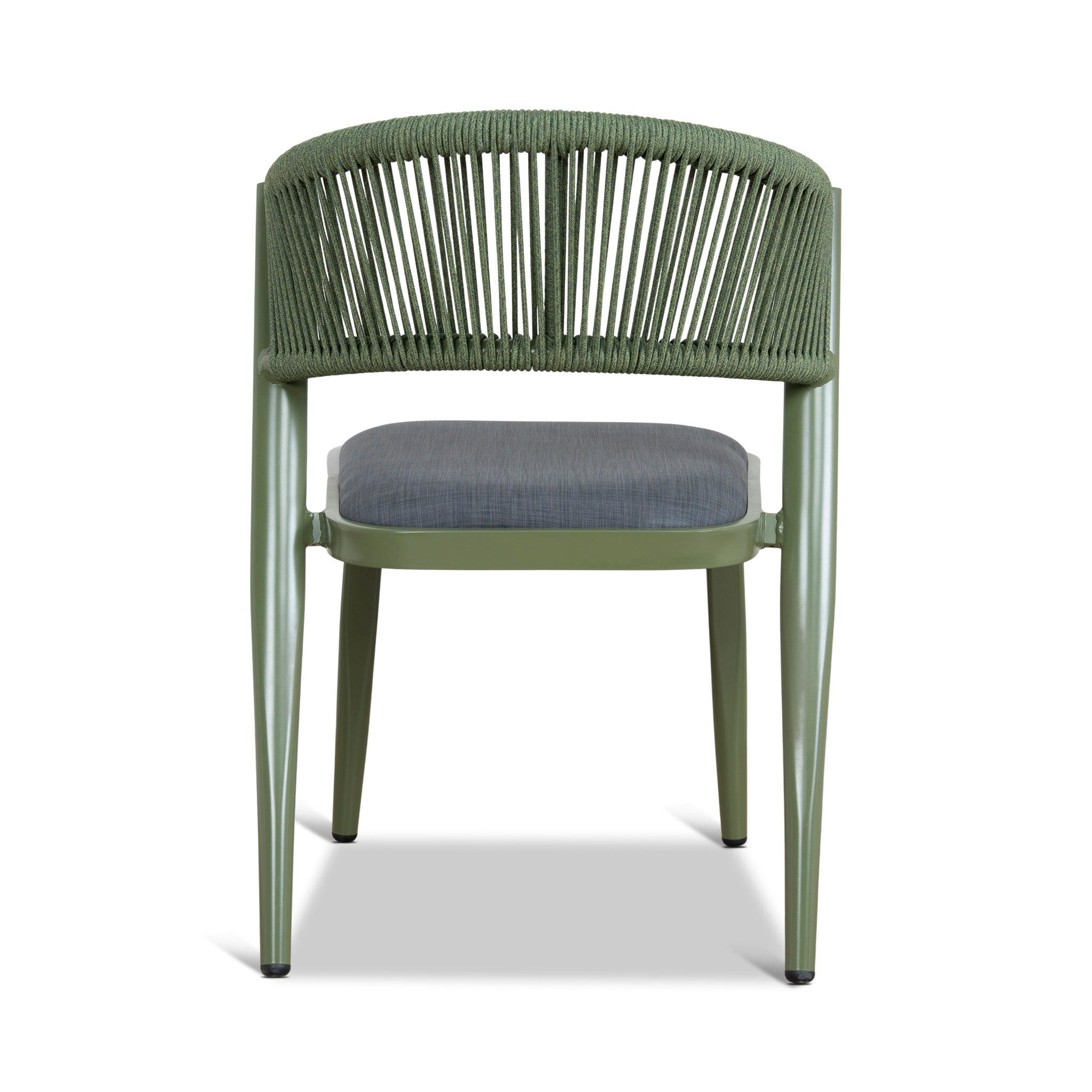 Army Green Outdoor Verona Dining Chair - Grey (Set of 2)